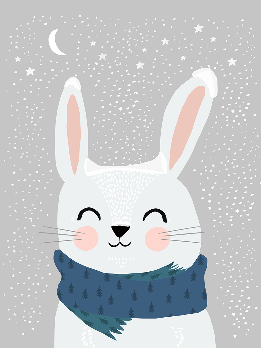 Snow Bunny Poster