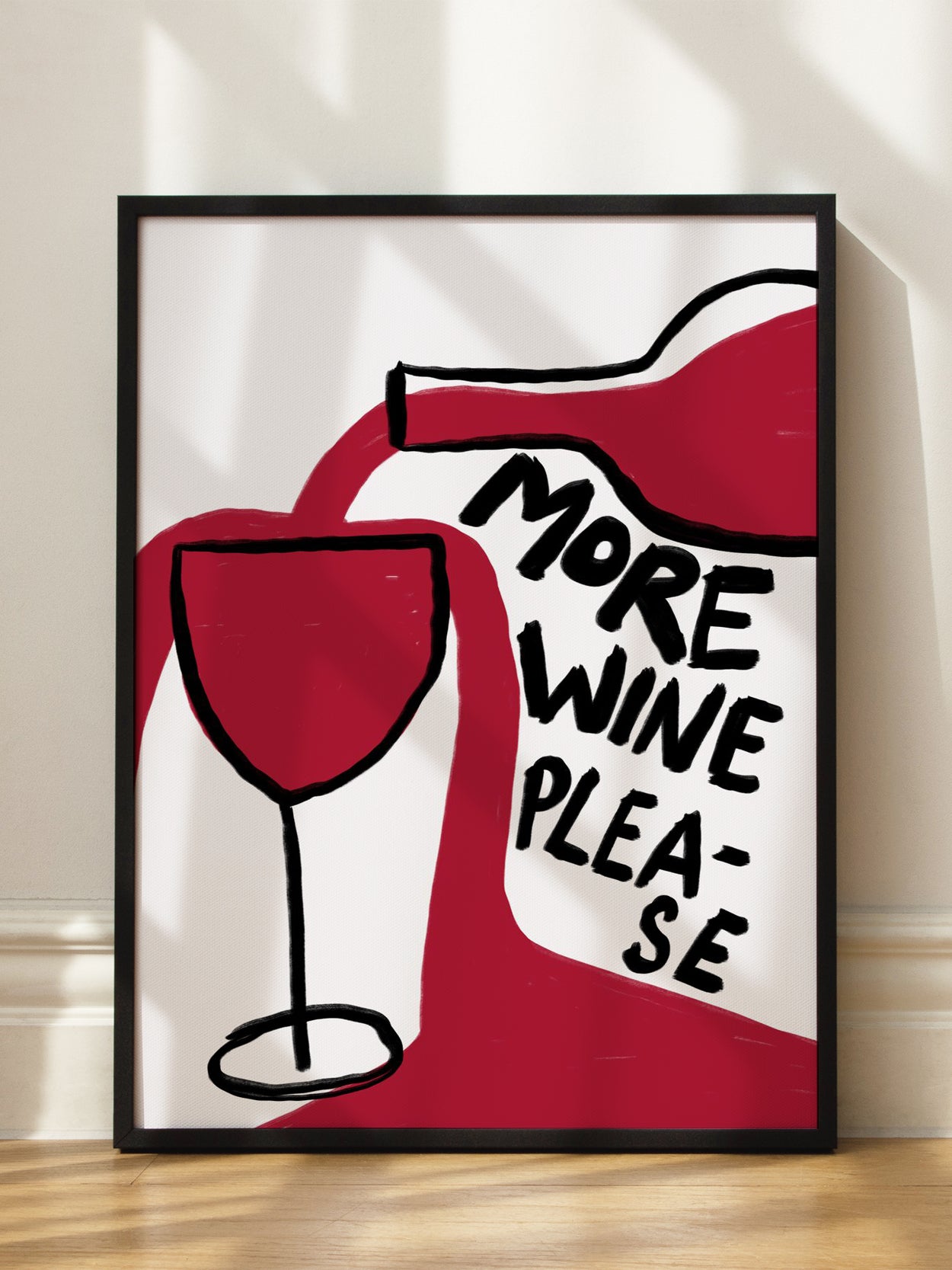 More Wine Please Poster