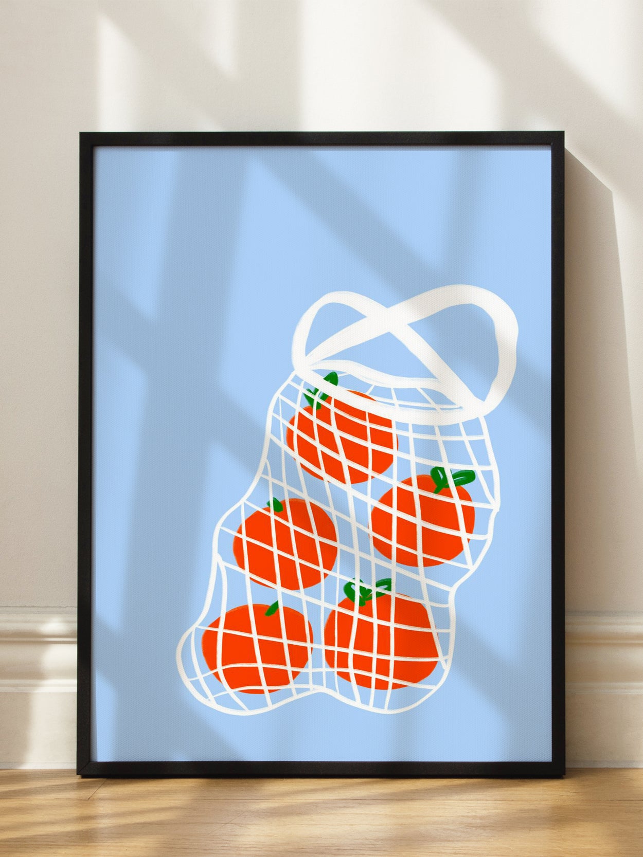 Orange Net Poster