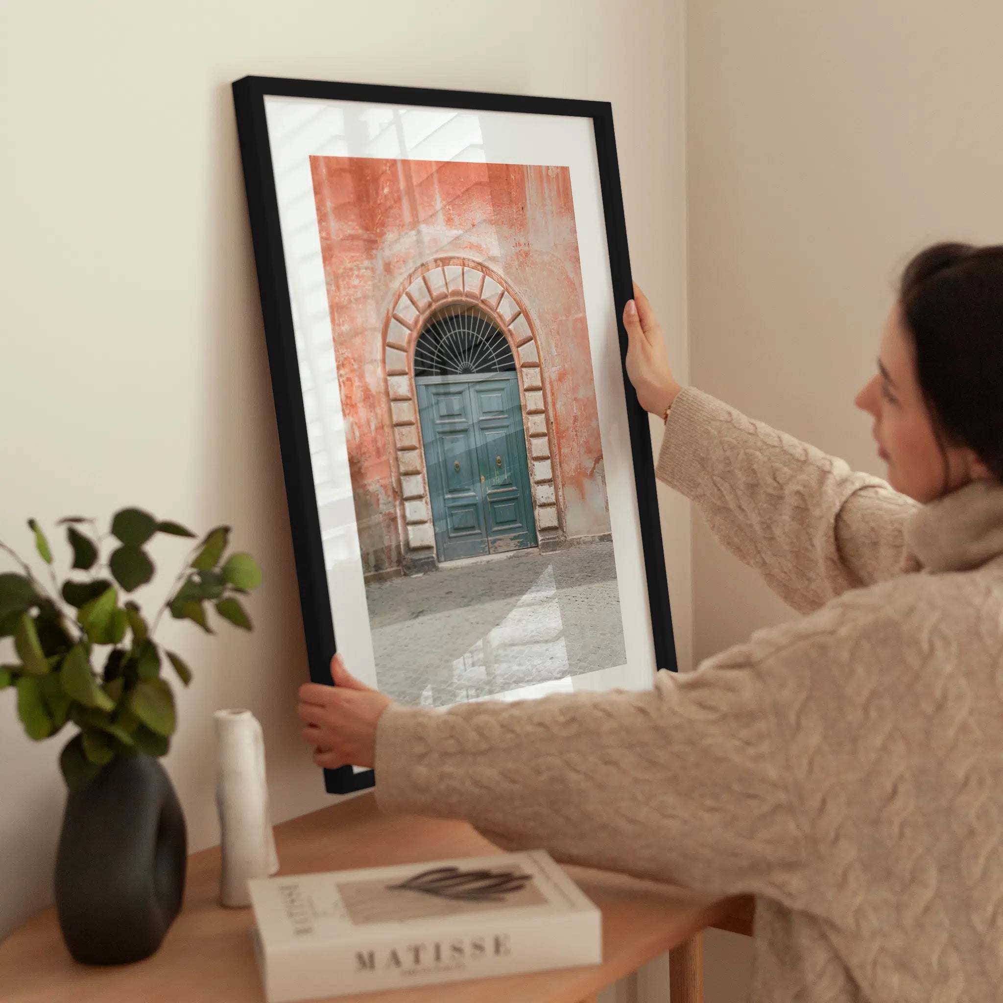 Roman Entrance wird aufgehängt