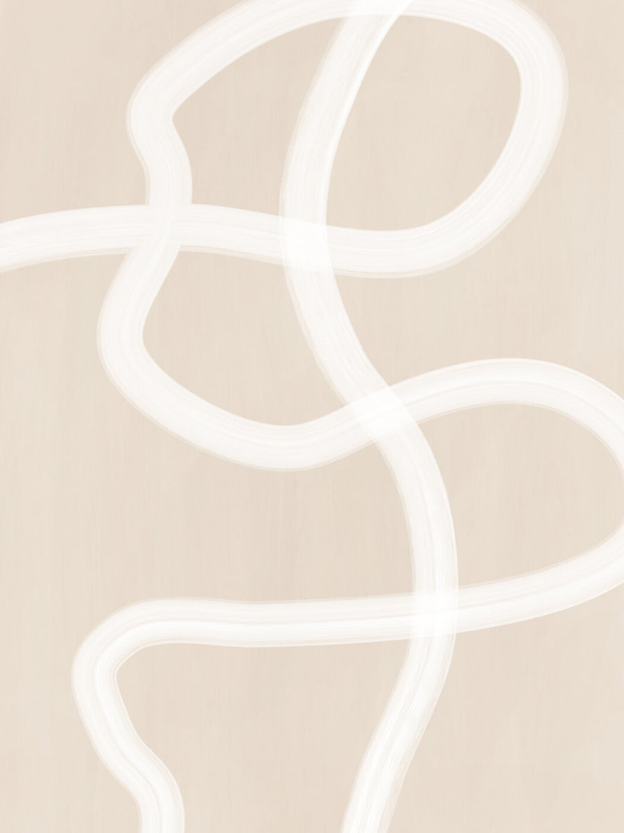 White Brush No2 Poster