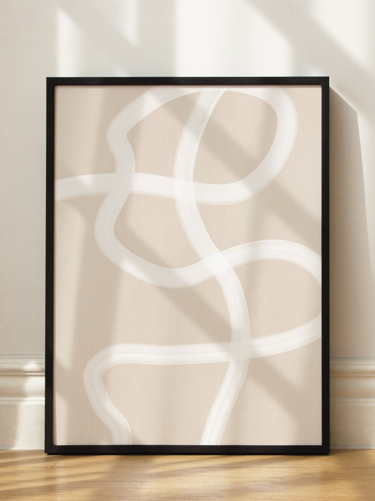 White Brush No2 Poster