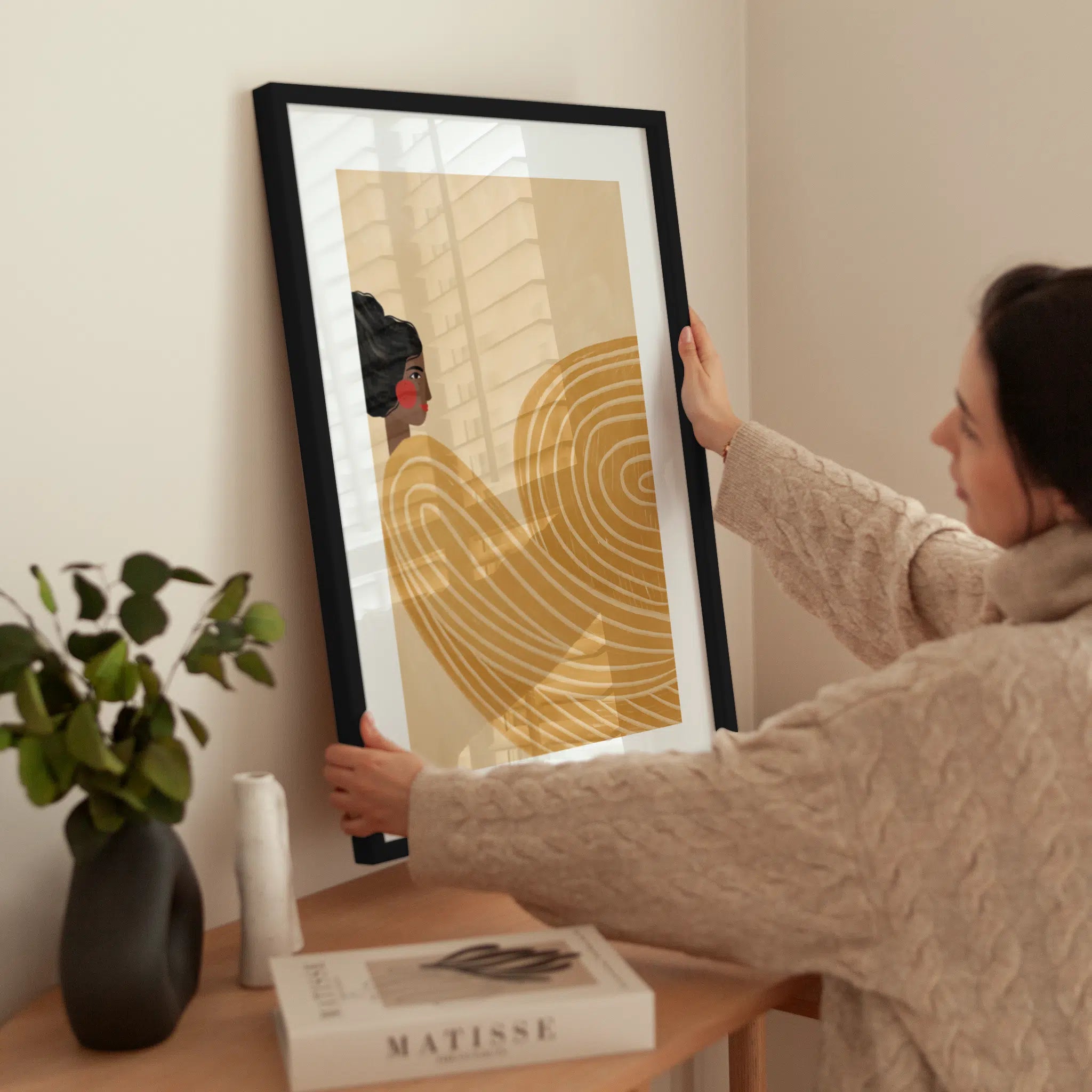 The Woman with the Yellow Dress wird aufgehängt