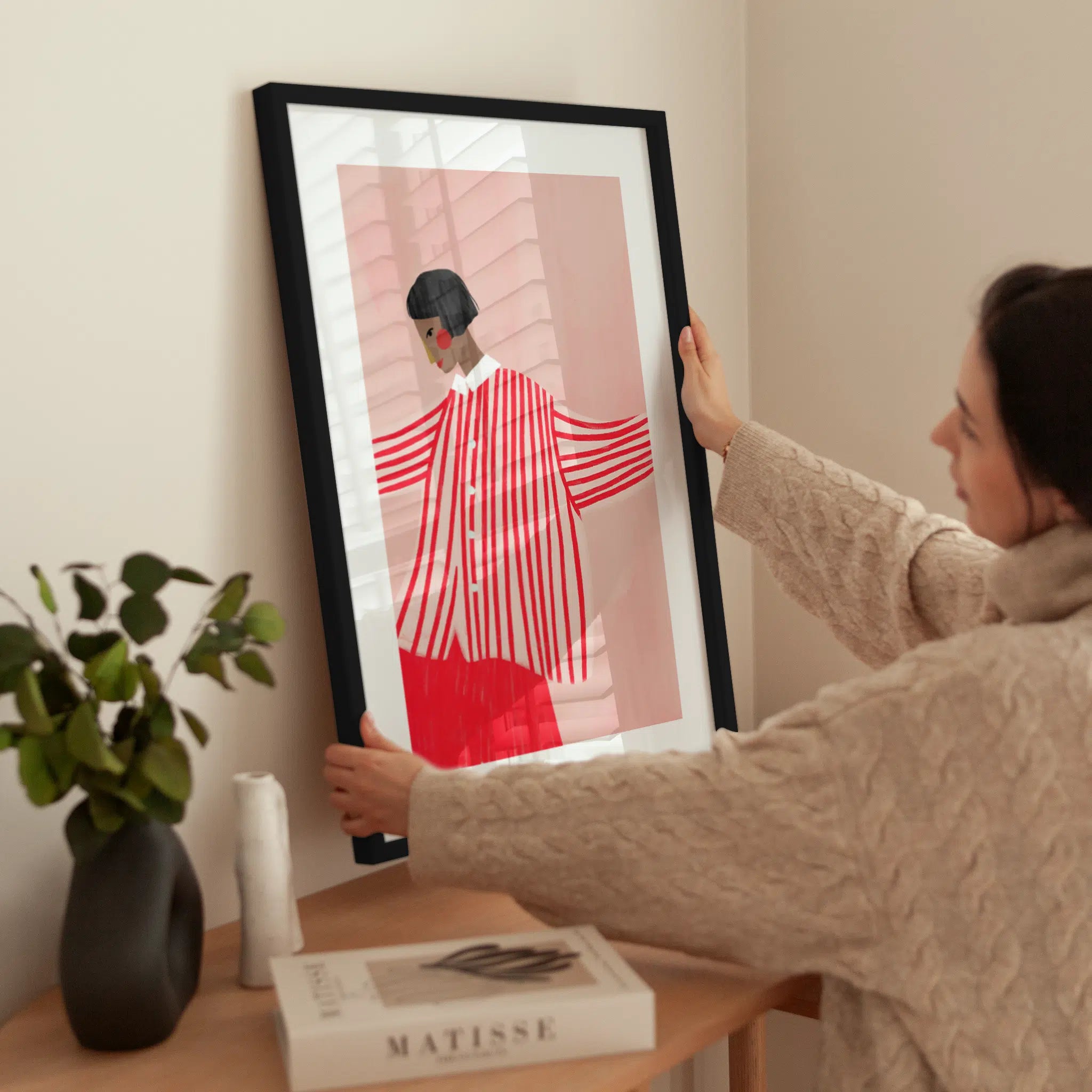 The Woman in Red wird aufgehängt
