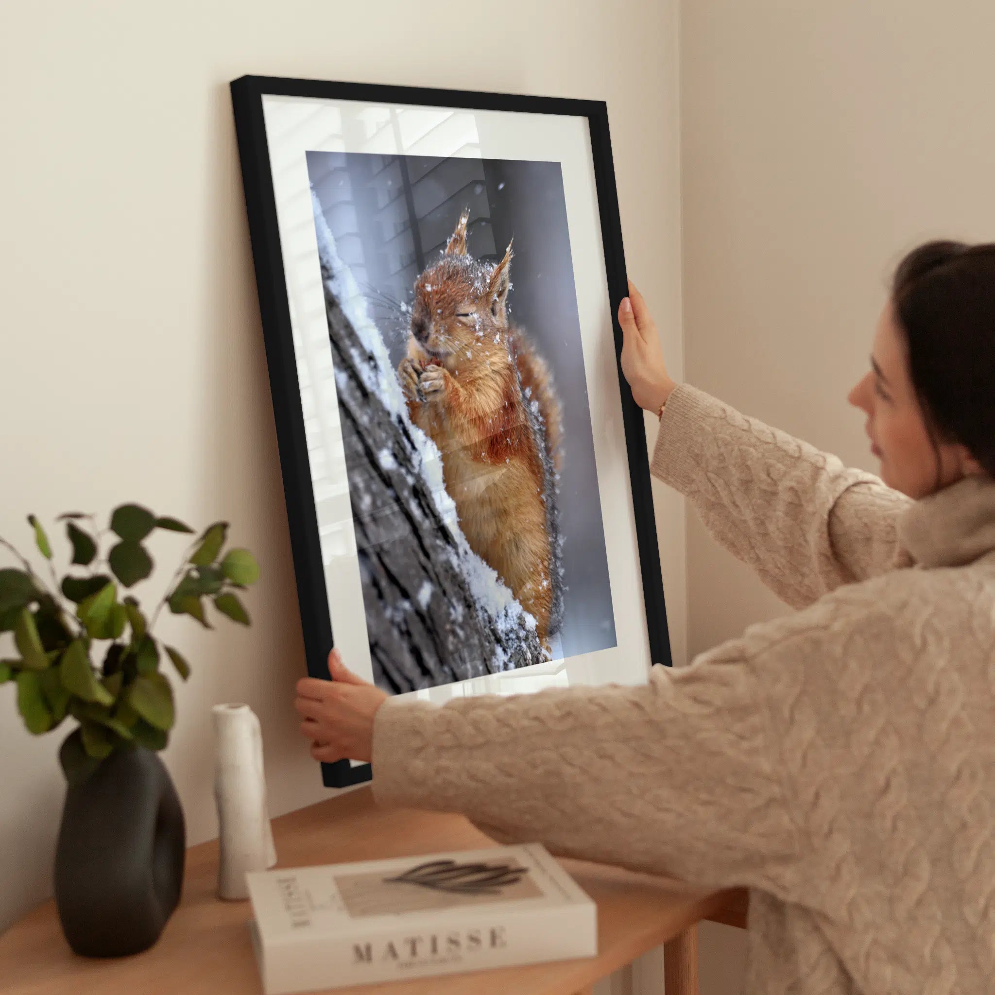 Squirrel Shivers wird aufgehängt