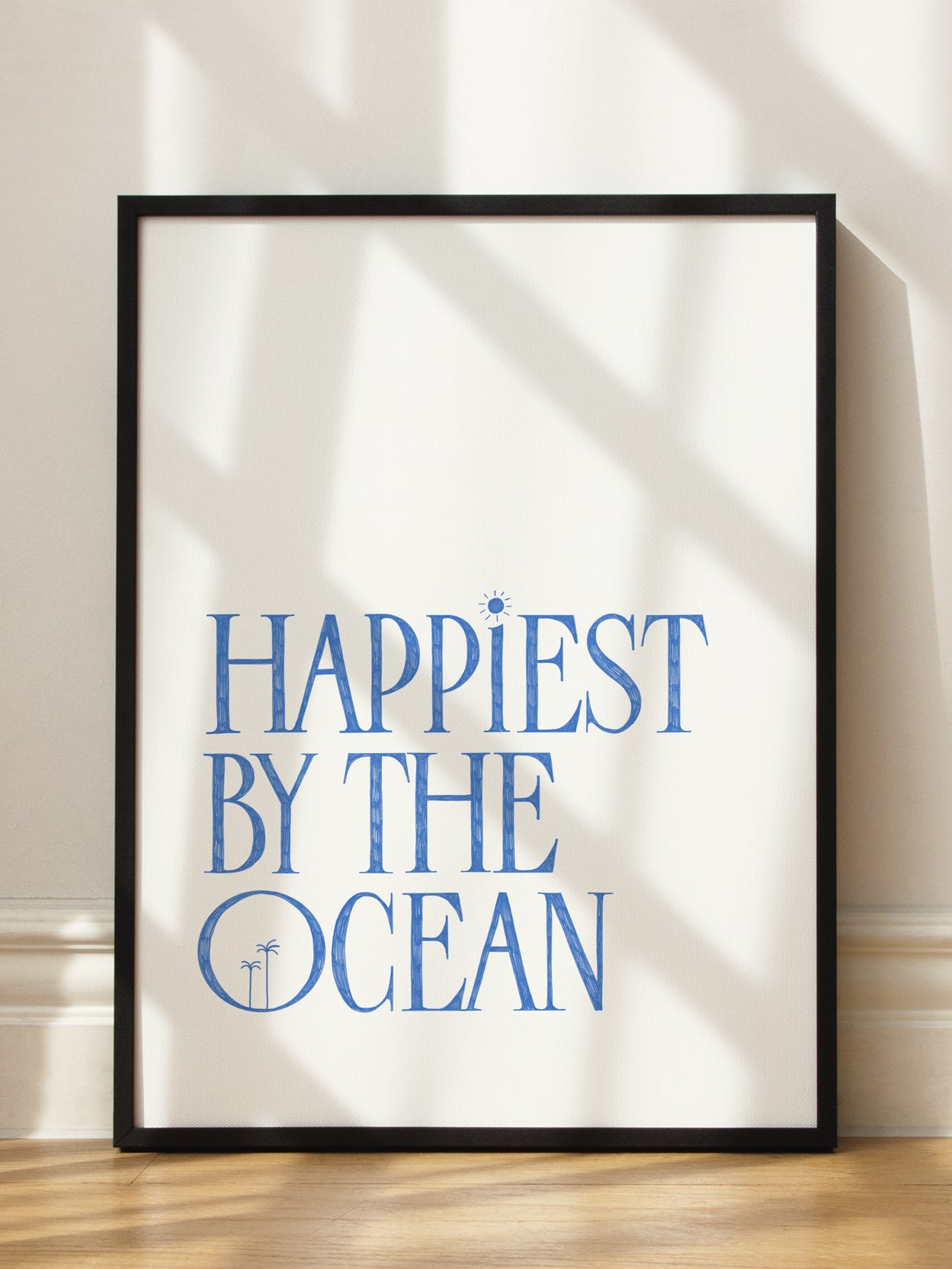 Happiest by the Ocean Poster