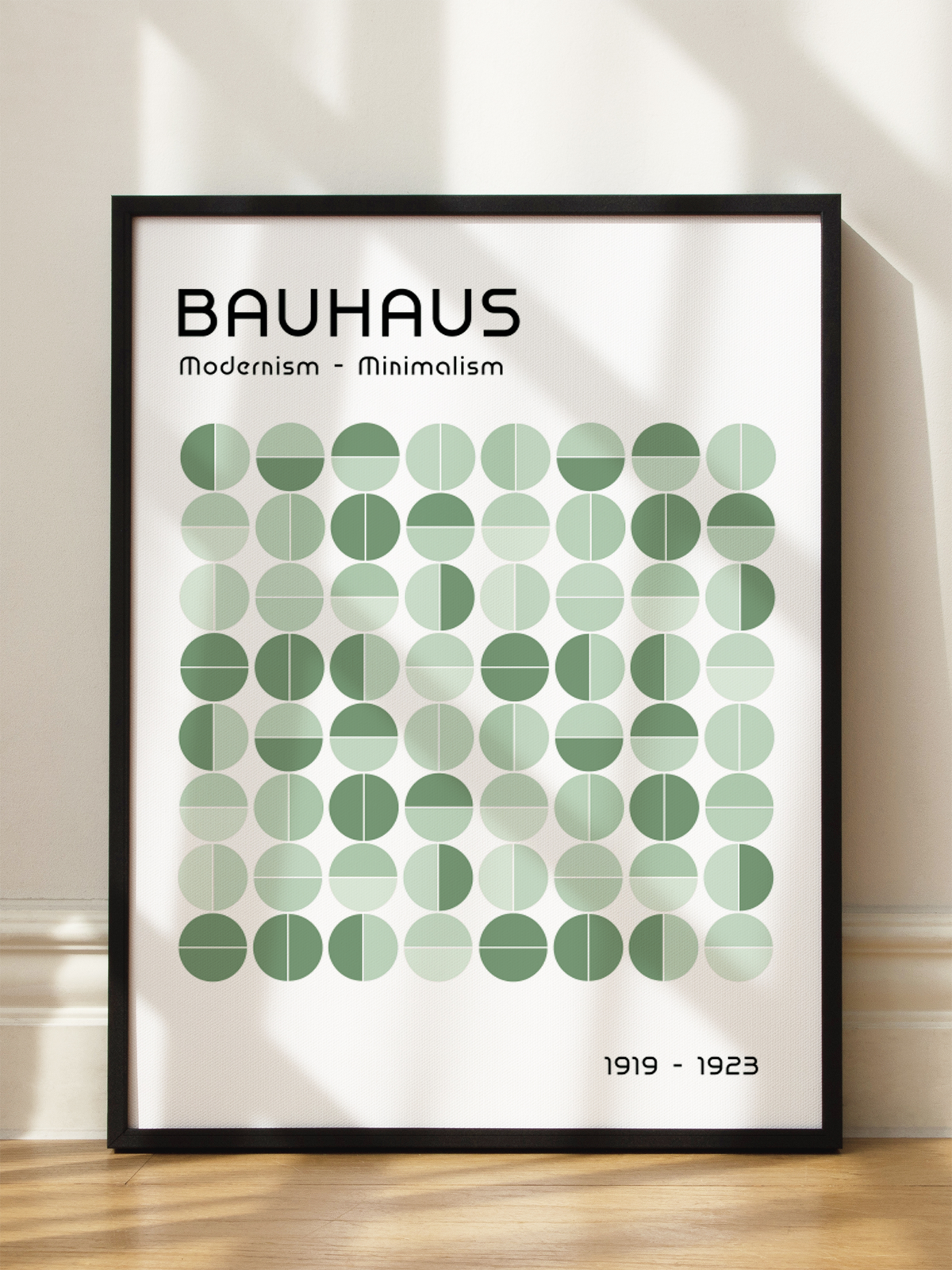Verdant Dimensions — Bauhaus 1923 Poster