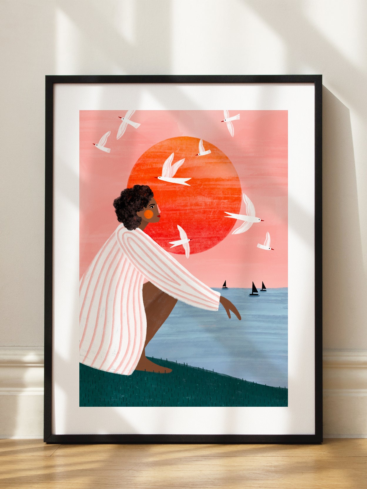 Sunset Thoughts Poster