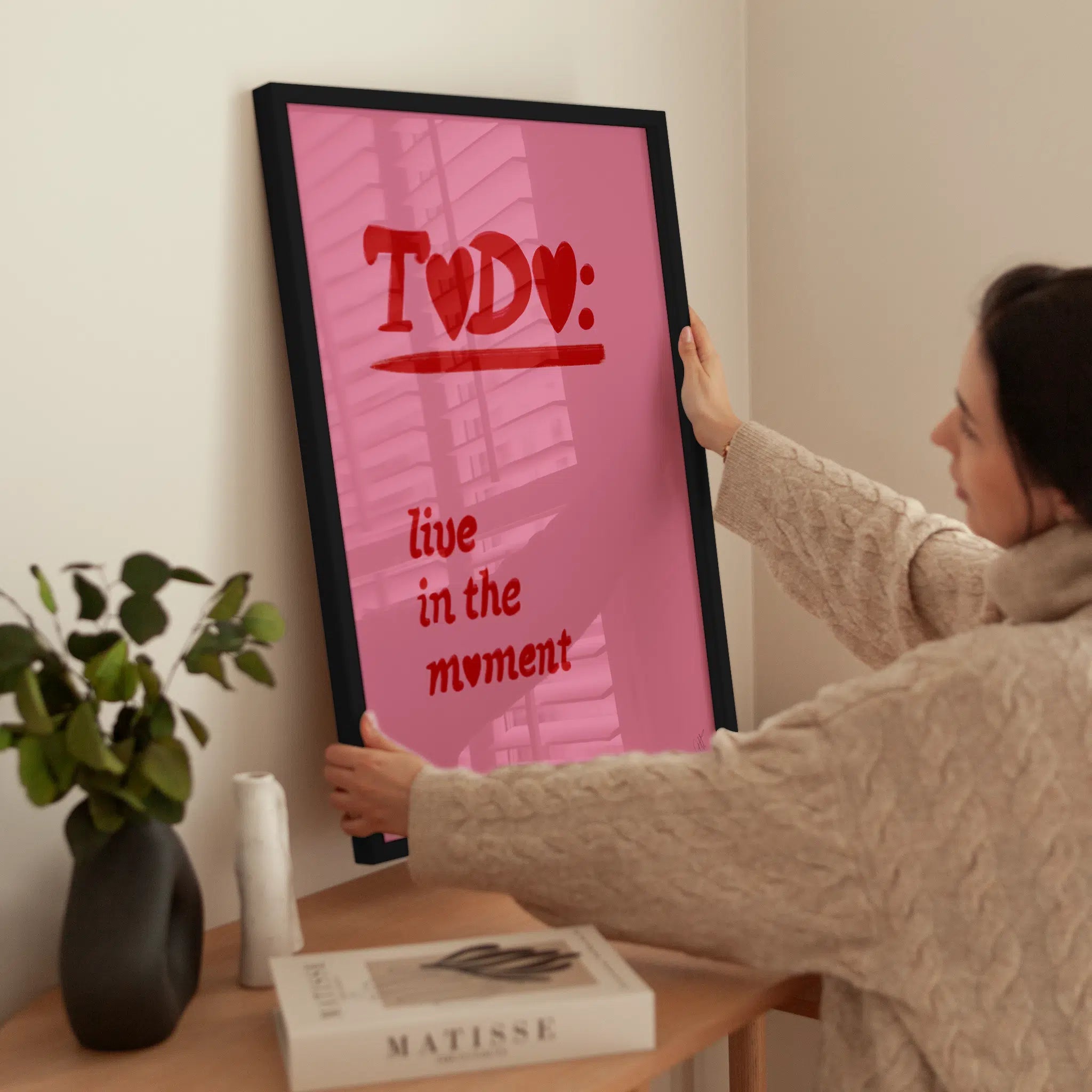 Live in the Moment wird aufgehängt