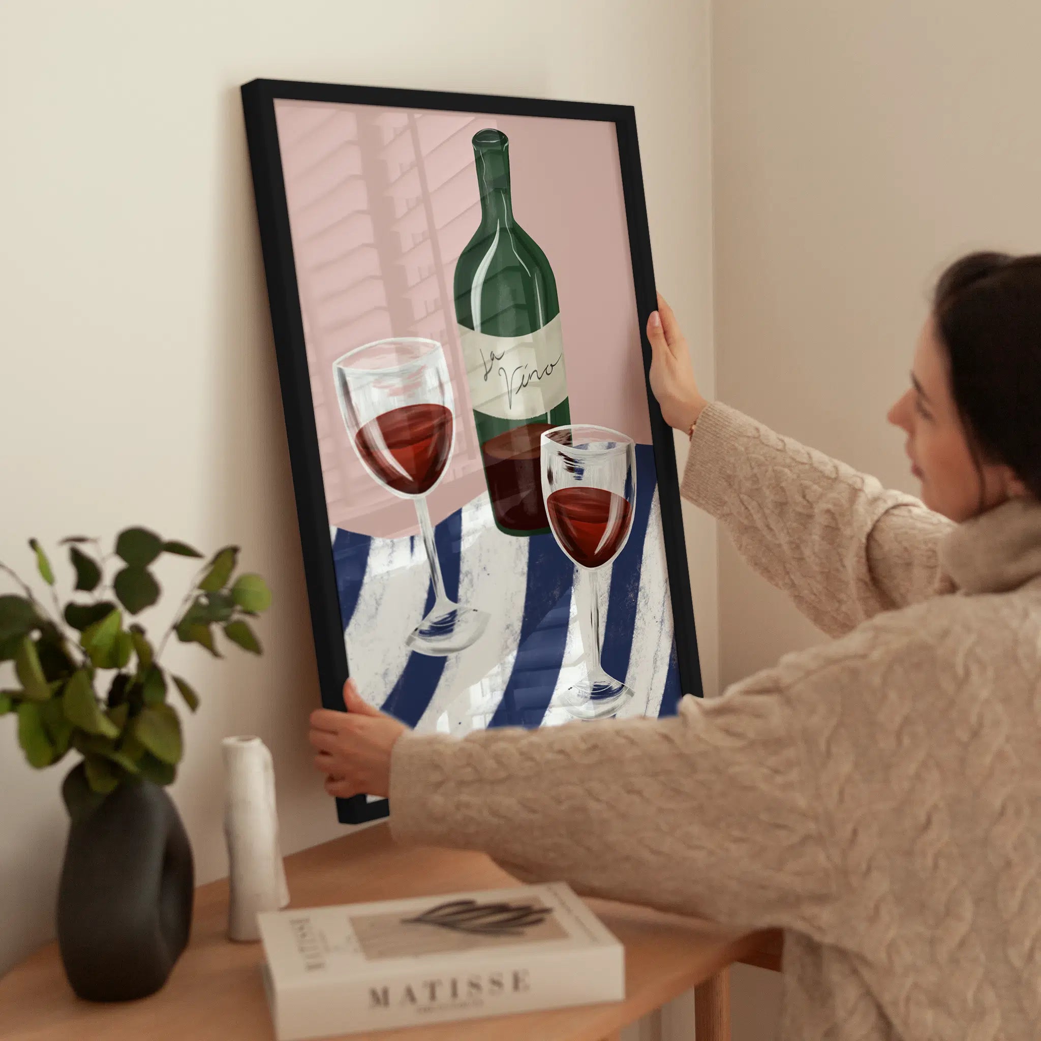 Wine Time wird aufgehängt