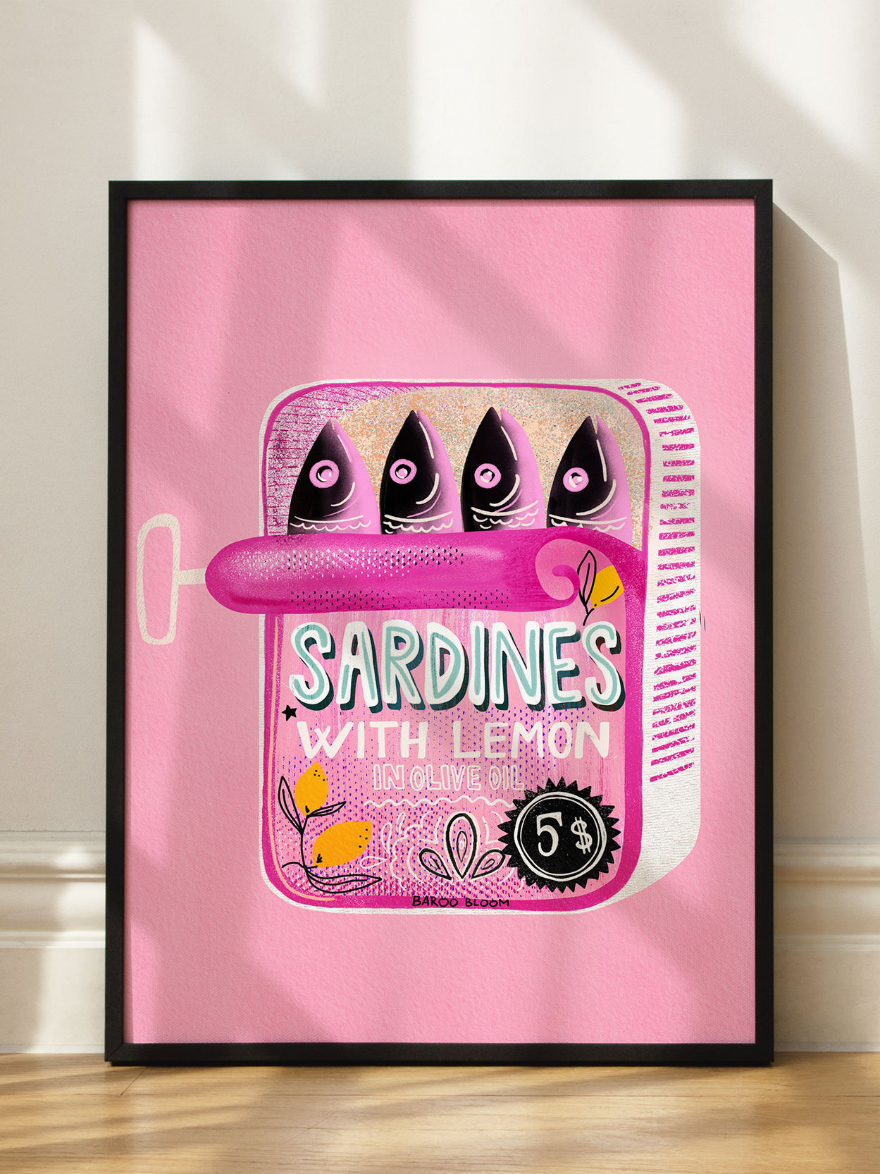 Sardines Tin Can No2 Poster