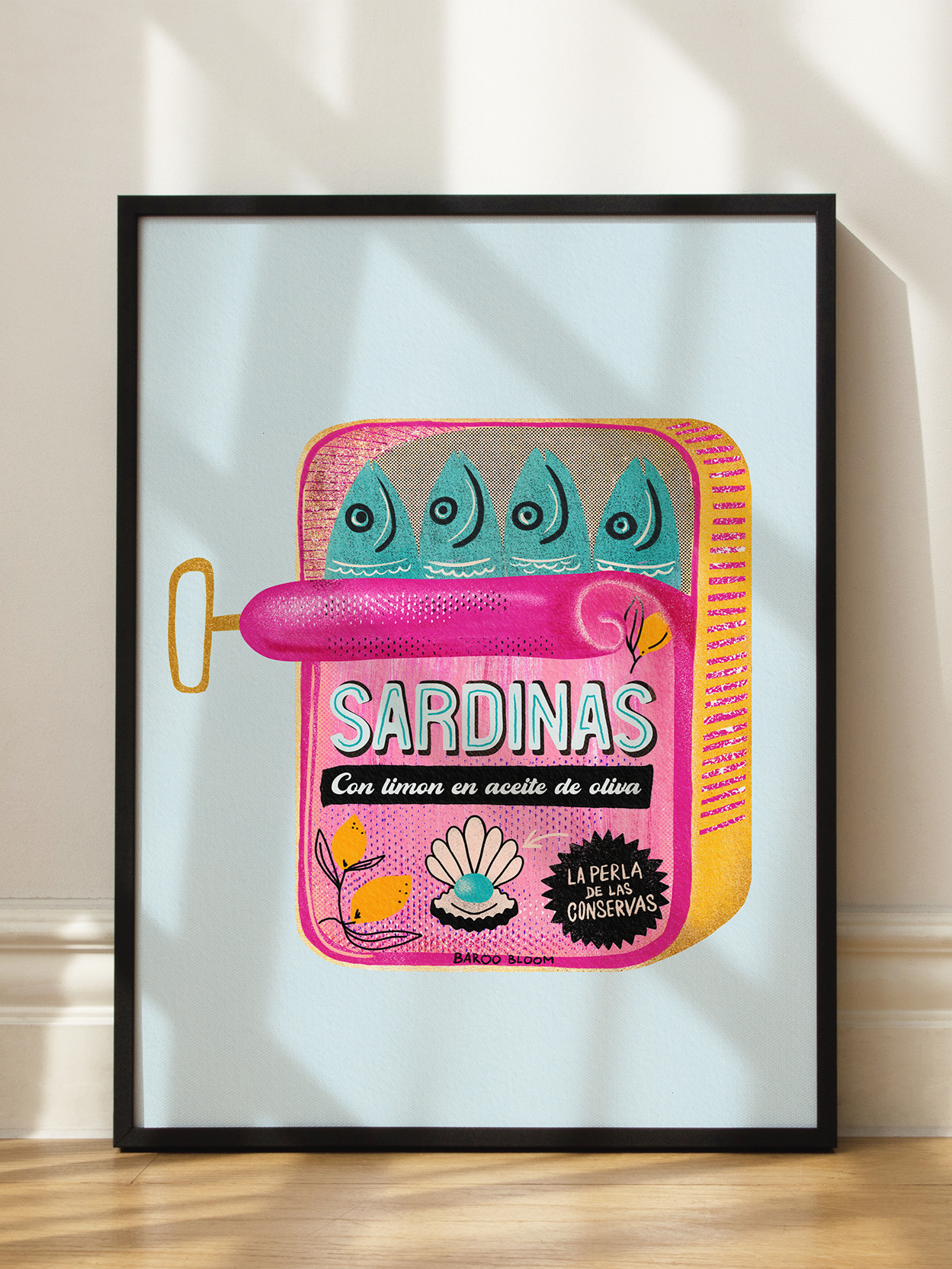 Sardines Tin Can No3 Poster