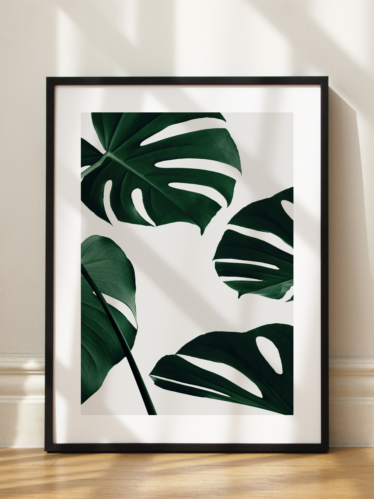 Monstera Leaves Poster