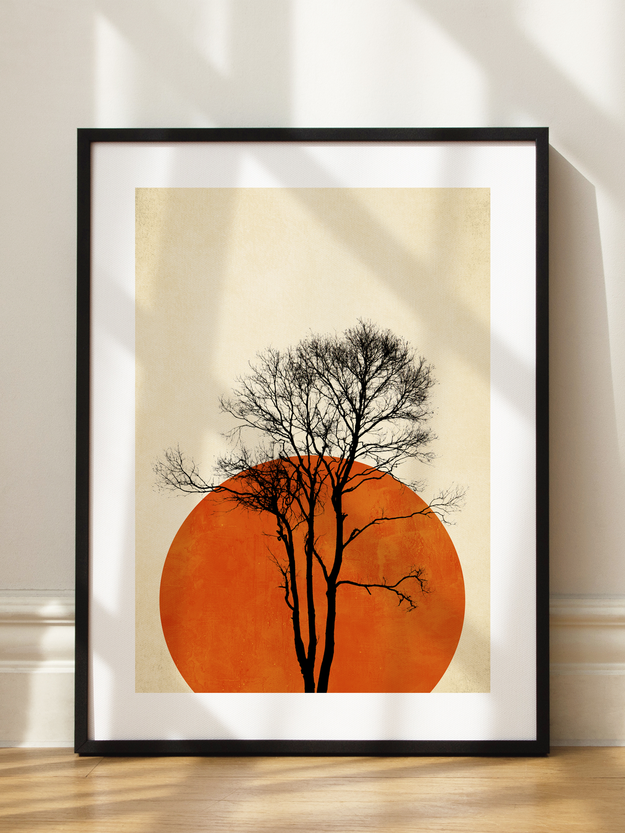 Sun Setting in Japan Poster