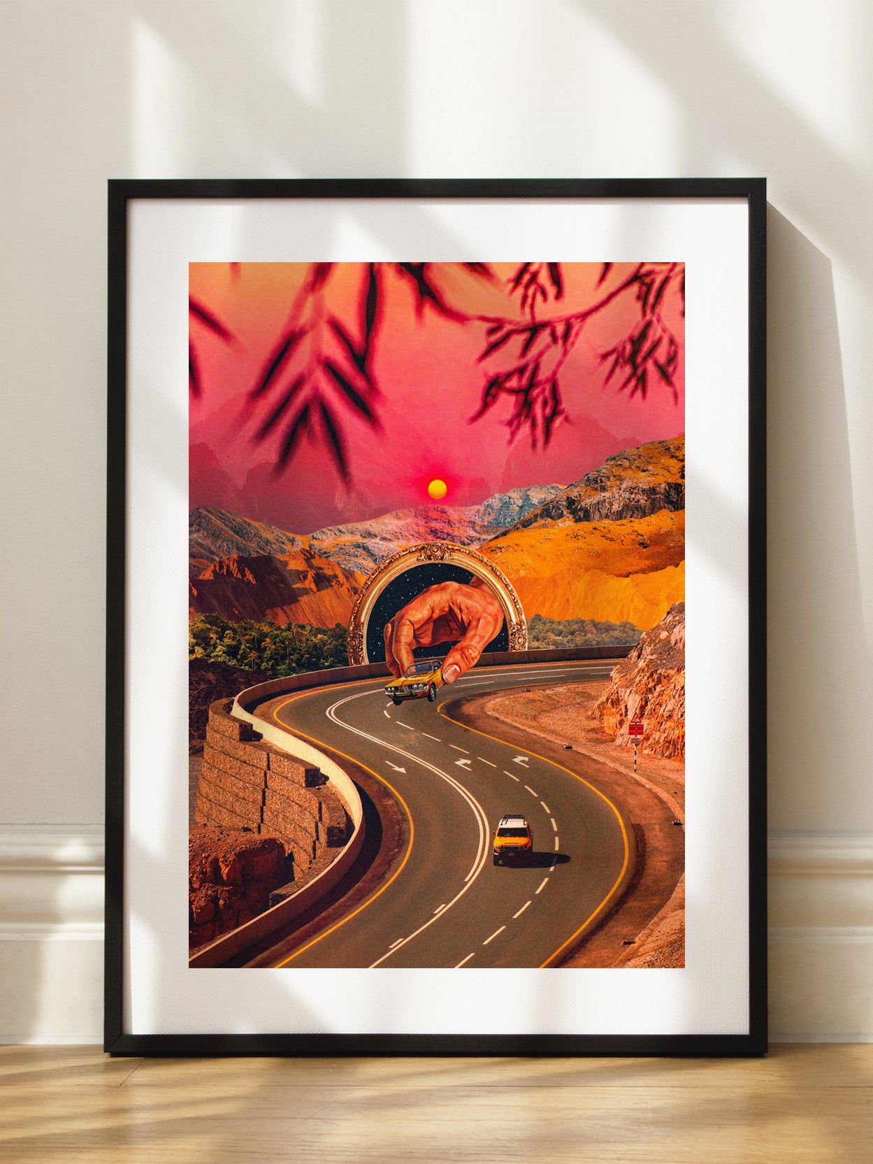 Straße ins Surreale Poster
