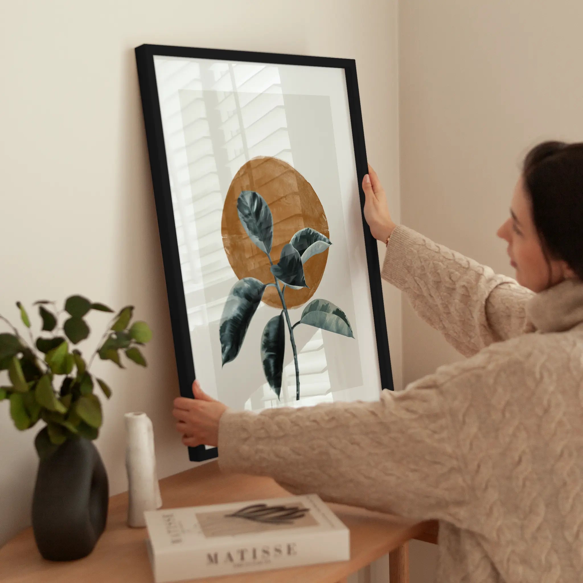 Plants in Focus wird aufgehängt