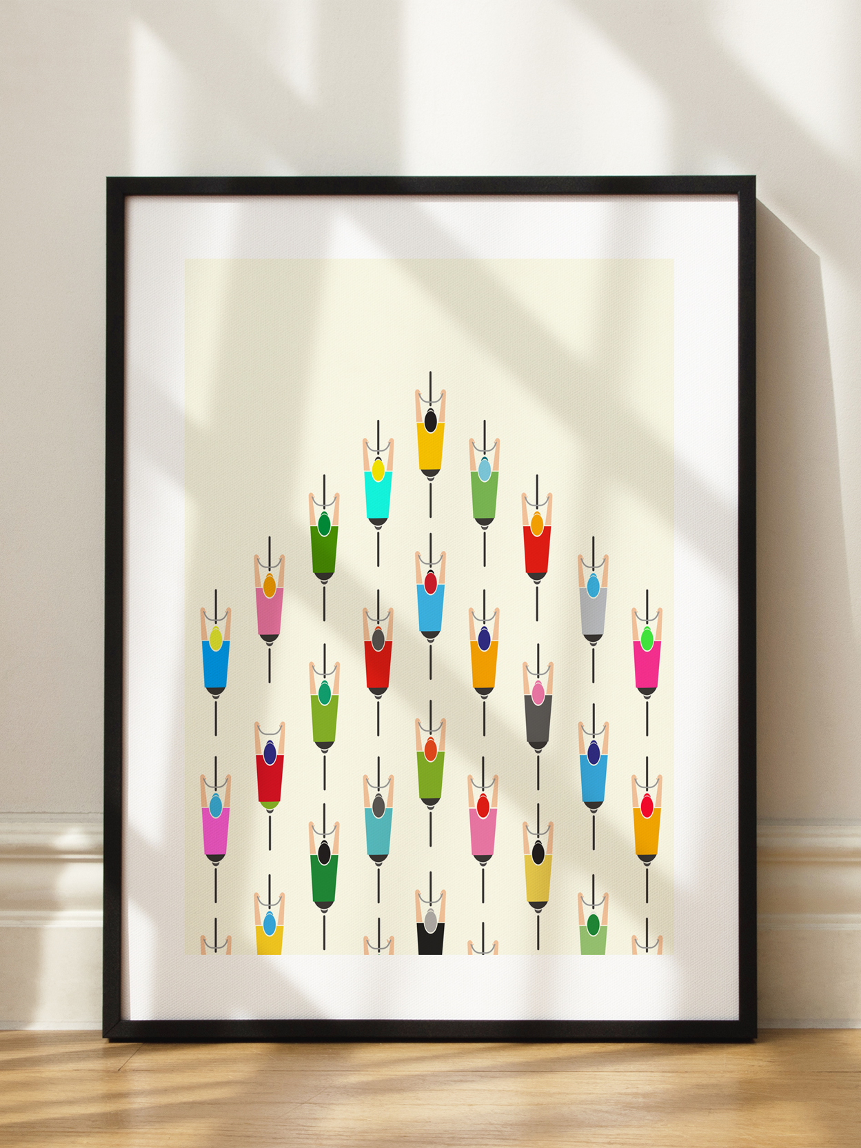 Leading the Pack Poster