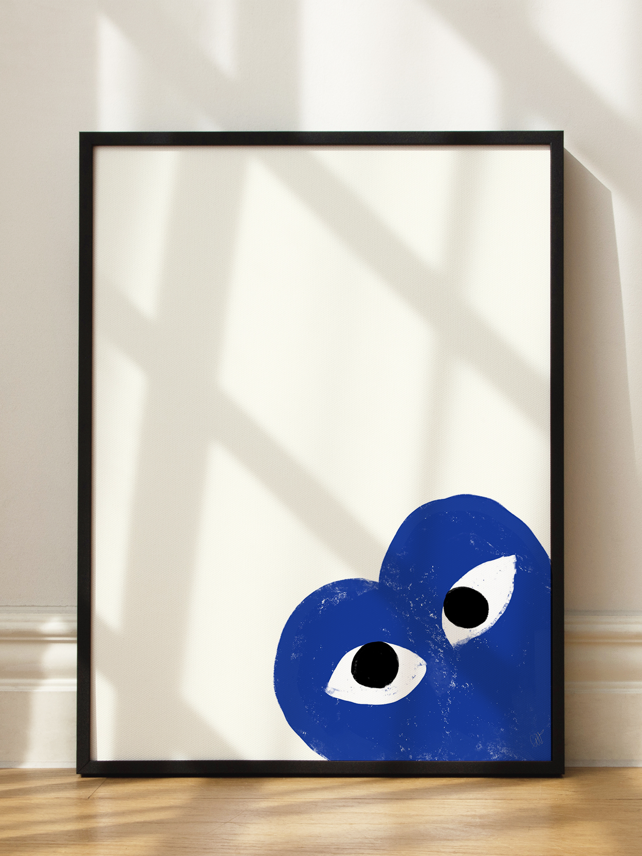 Blue Heart No1 Poster