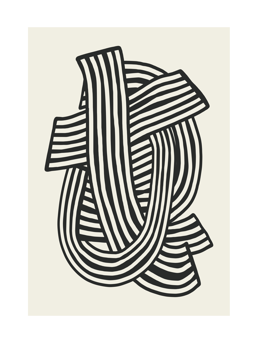 Woven Lines Poster