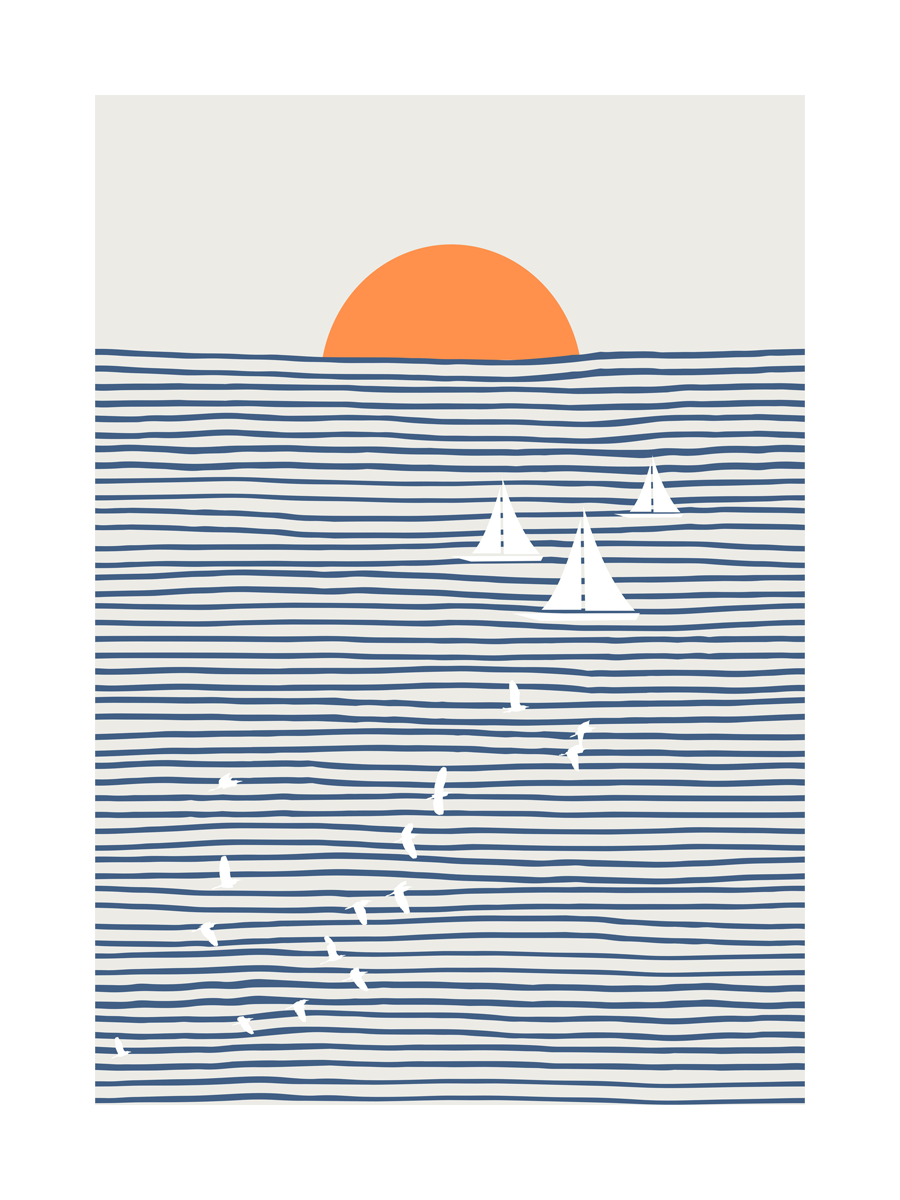 Three Sails Poster