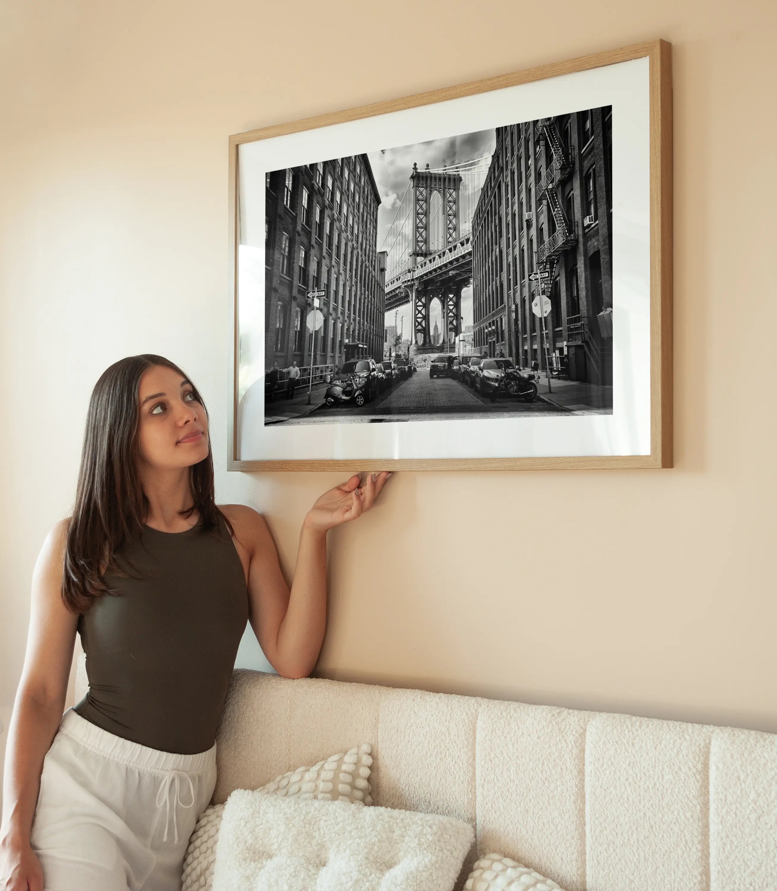 Iconic Brooklyn No2 wird aufgehängt