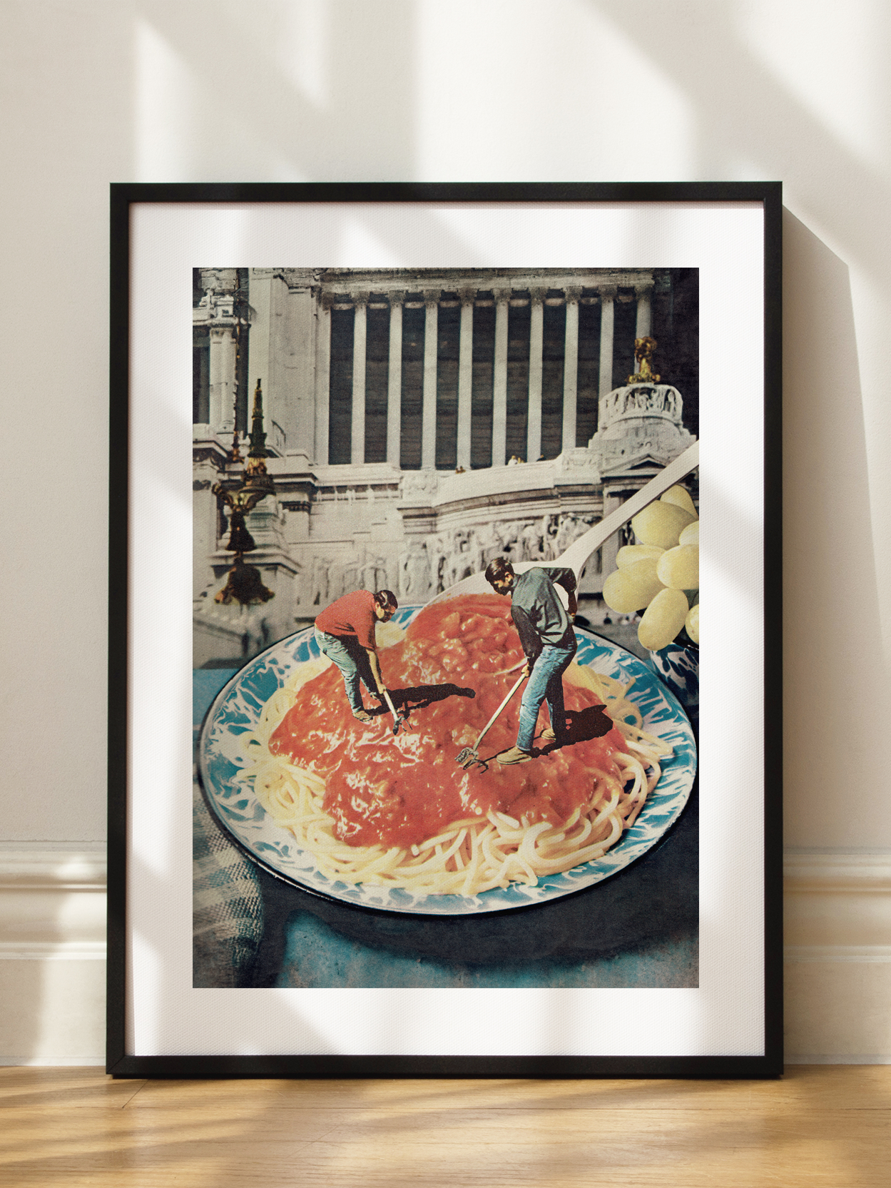 Digging Spaghetti Poster