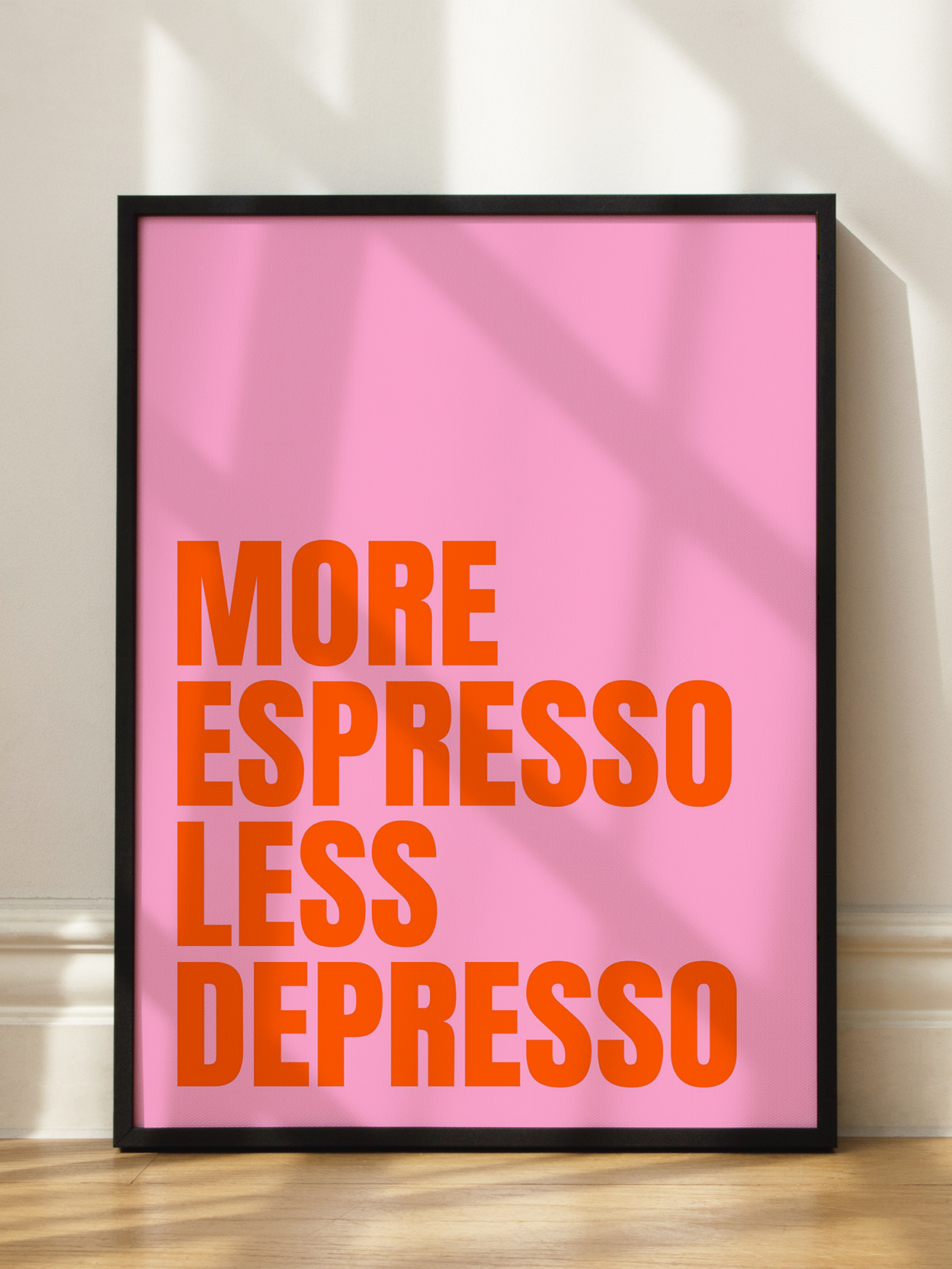 More Espresso Less Depresso Poster