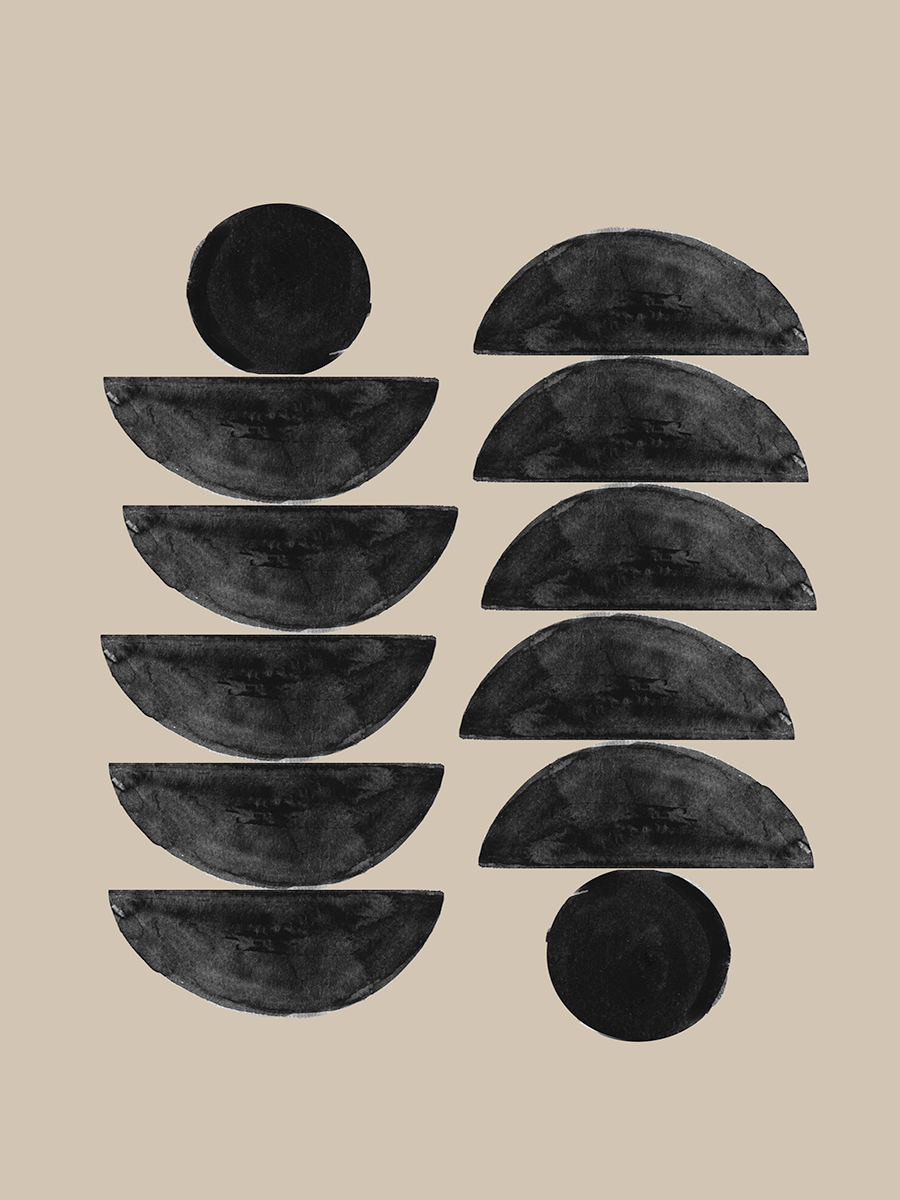 Scandinavian Shapes Poster
