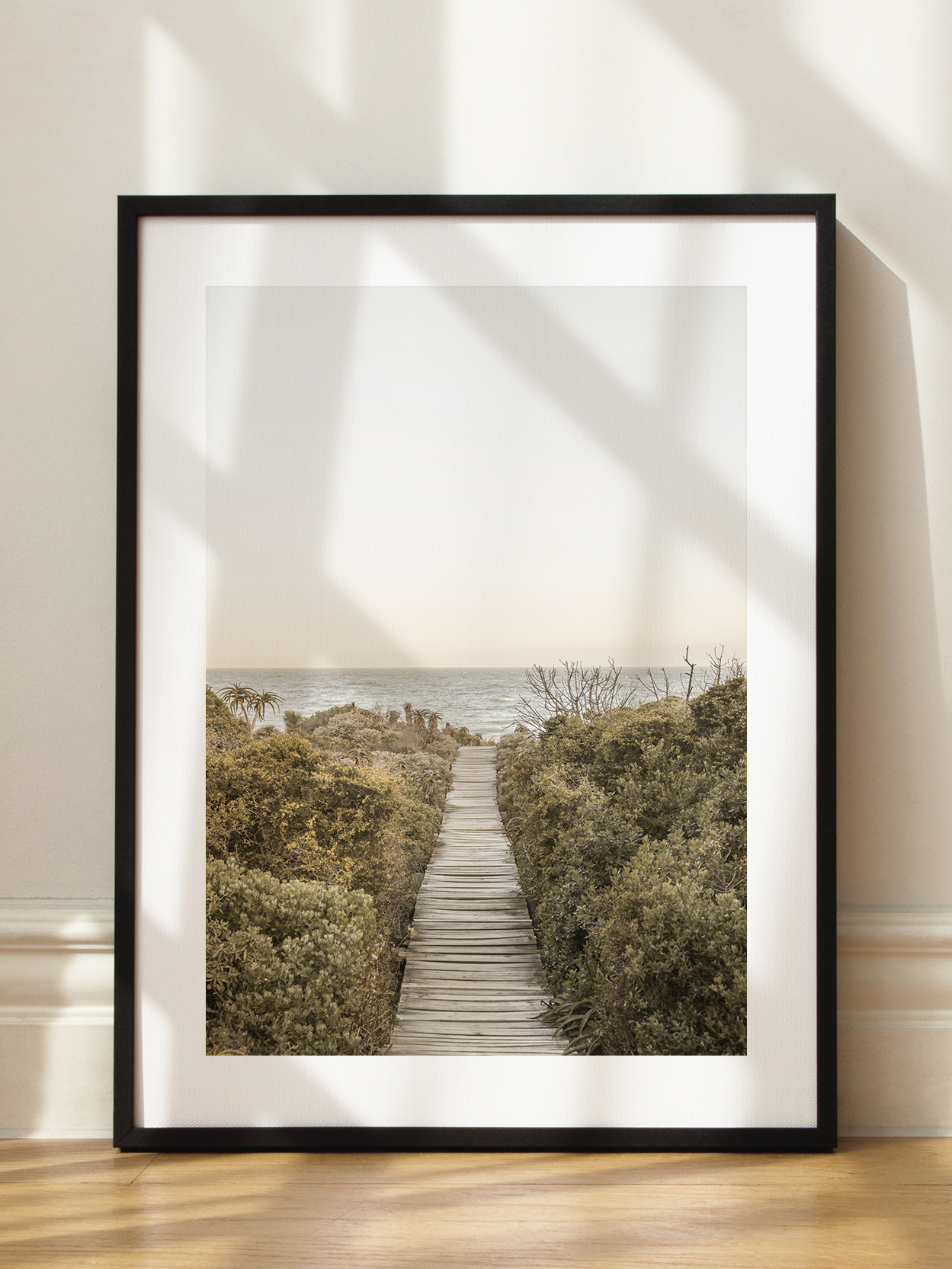 Evening Bay Walk Poster