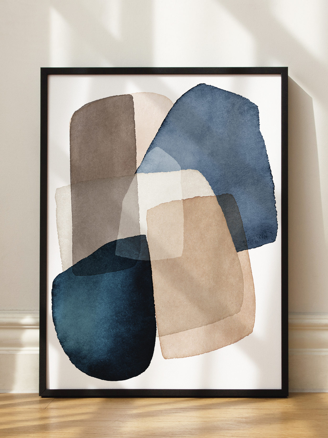 Aquarell Shapes Poster