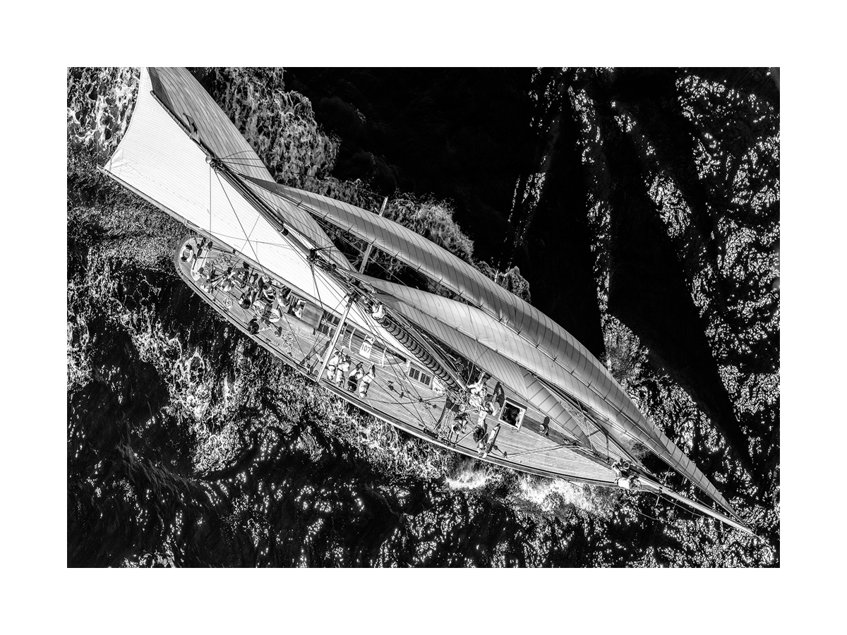 Peaceful Sailing Poster