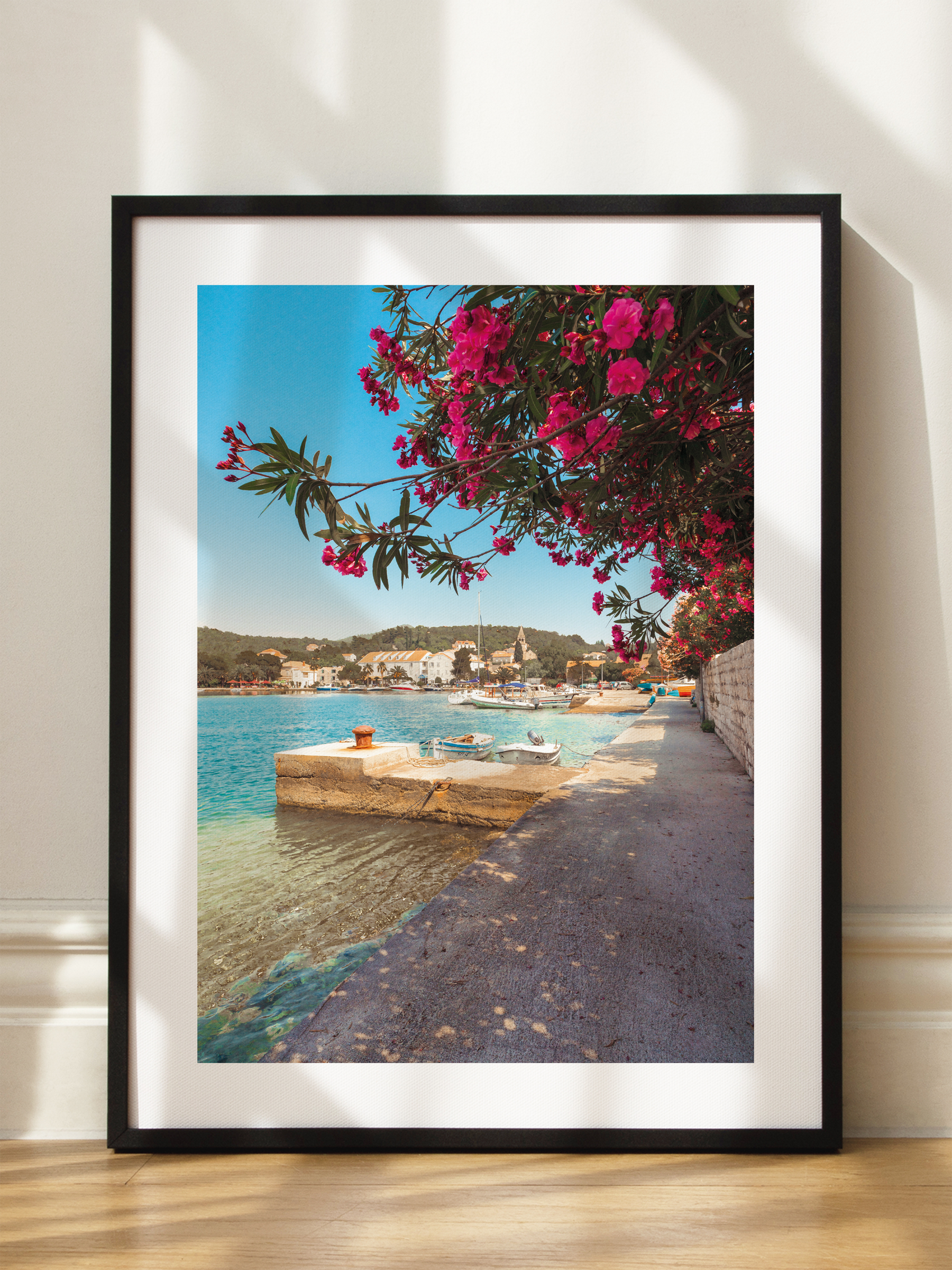 Harbor Blossoms Poster