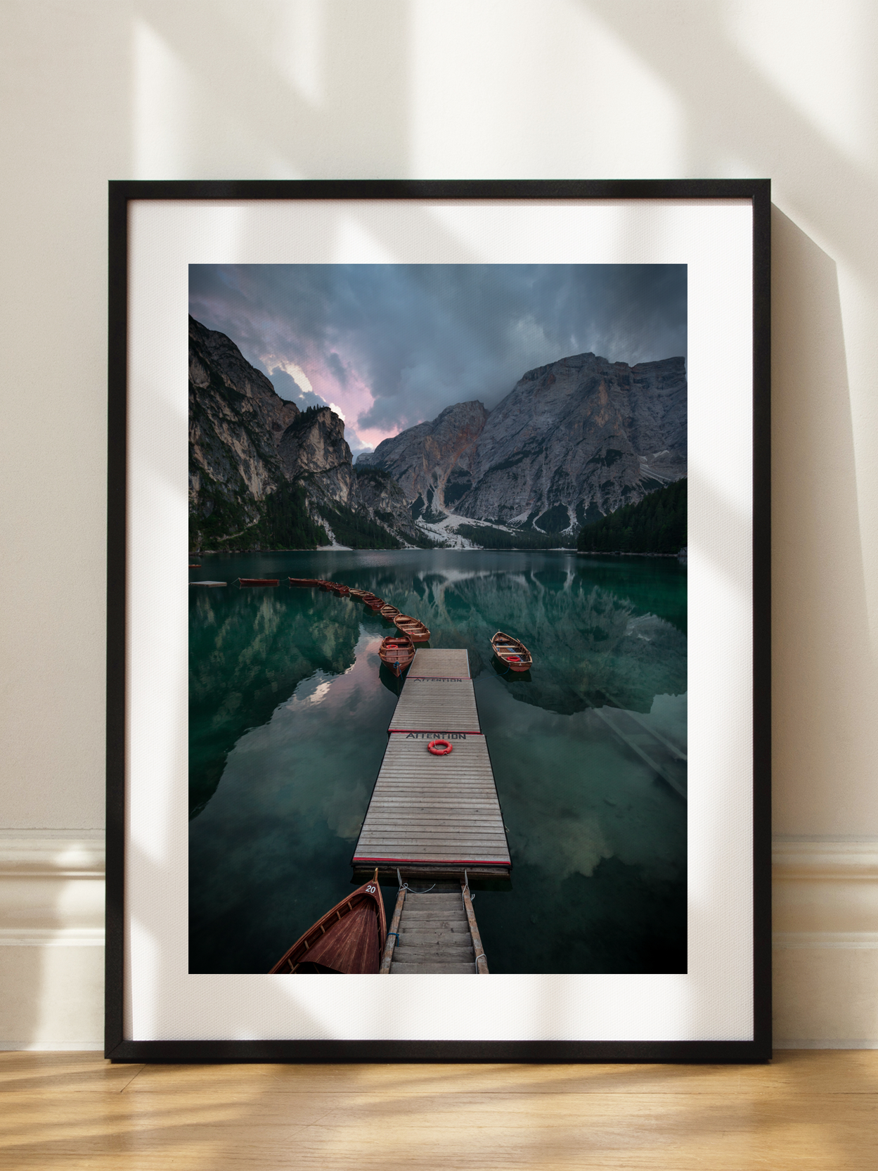 Mountain Lake Reflections Poster