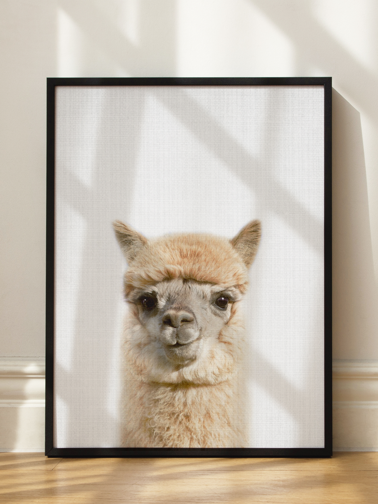 Peekaboo Alpaca Poster
