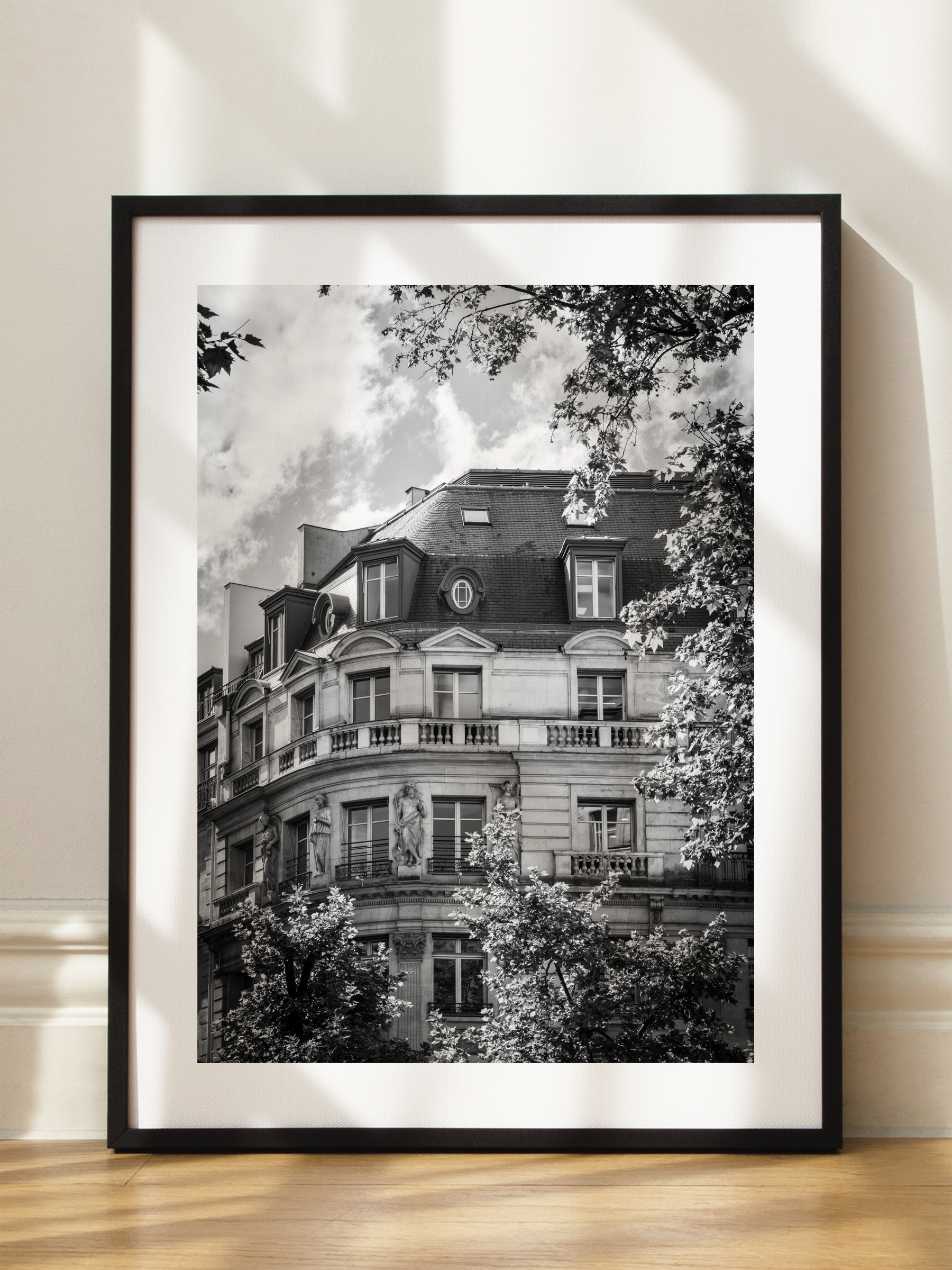 Paris Rooftop Poster