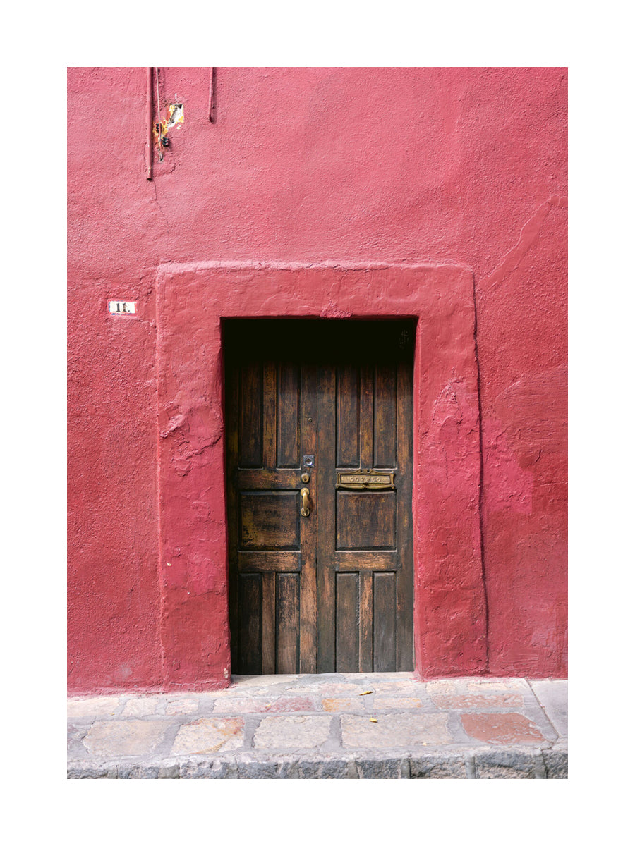 Entry in Red Poster
