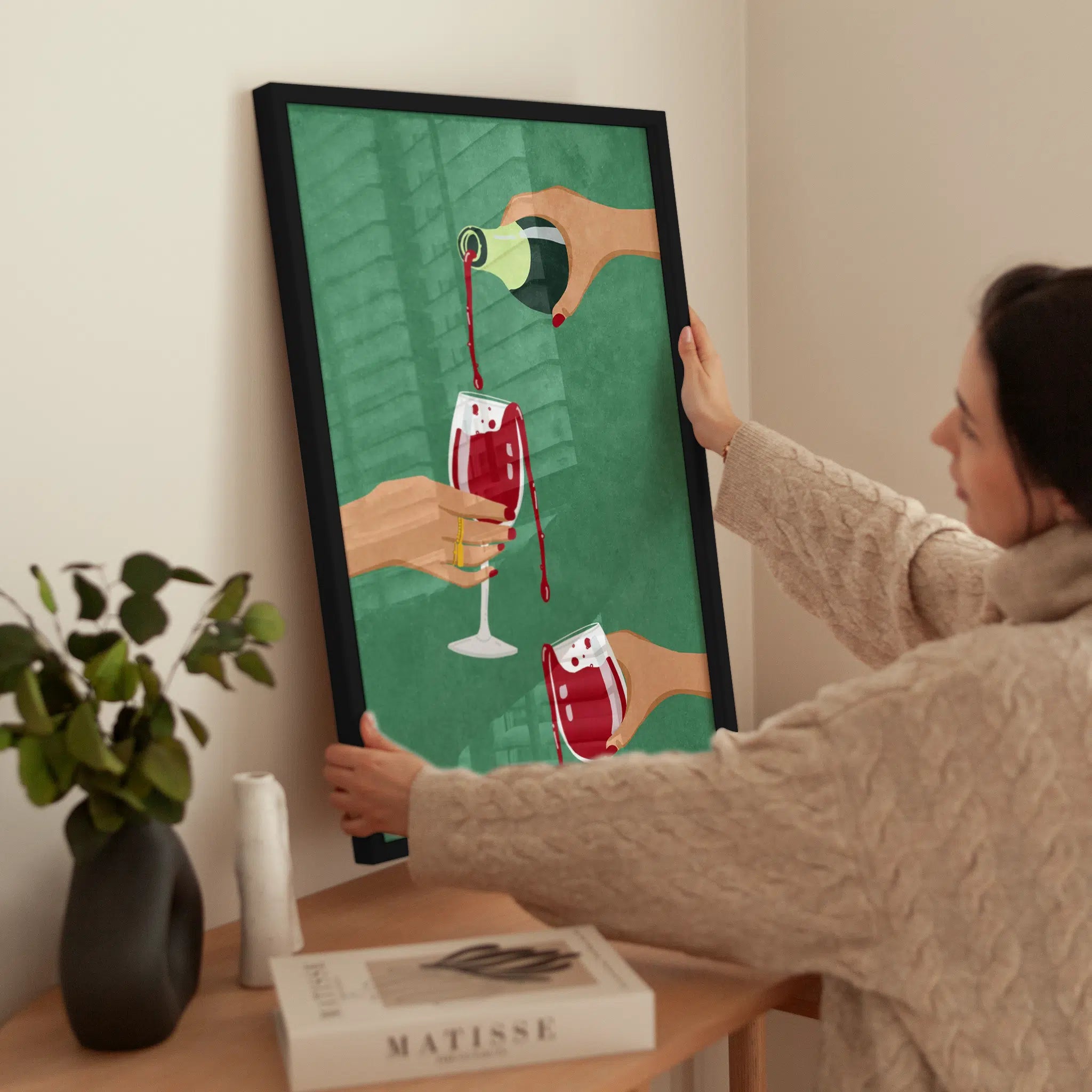 Wine Gluttony wird aufgehängt