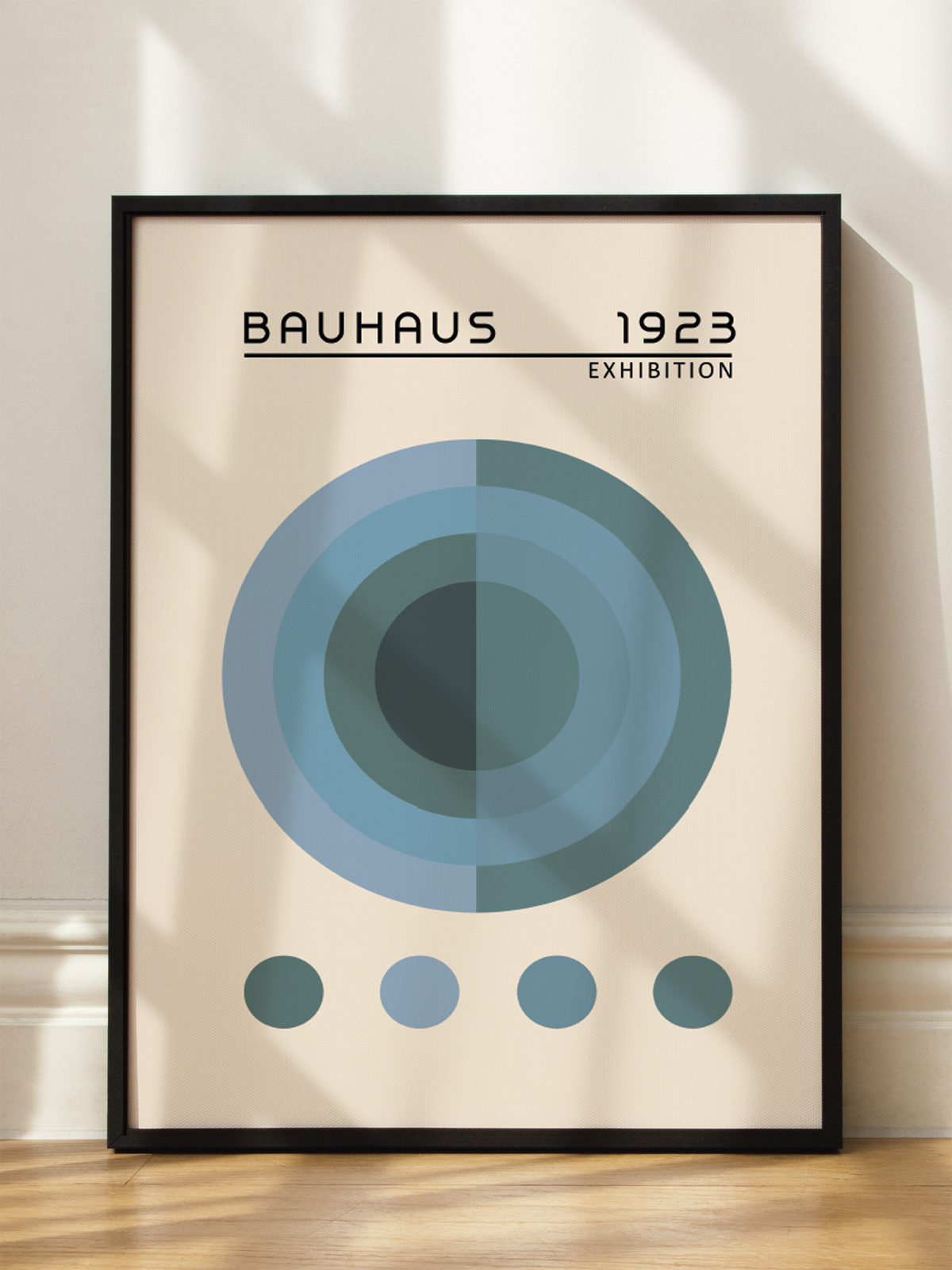 Ocean Waves — Bauhaus 1923 Poster