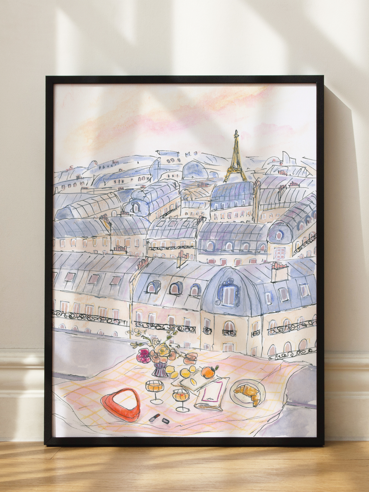A Day in Paris Poster