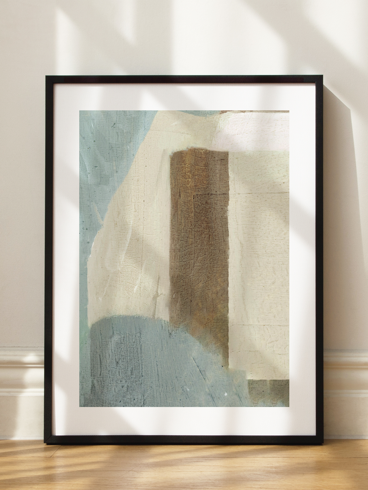 Abstract Acrylic Painting Poster