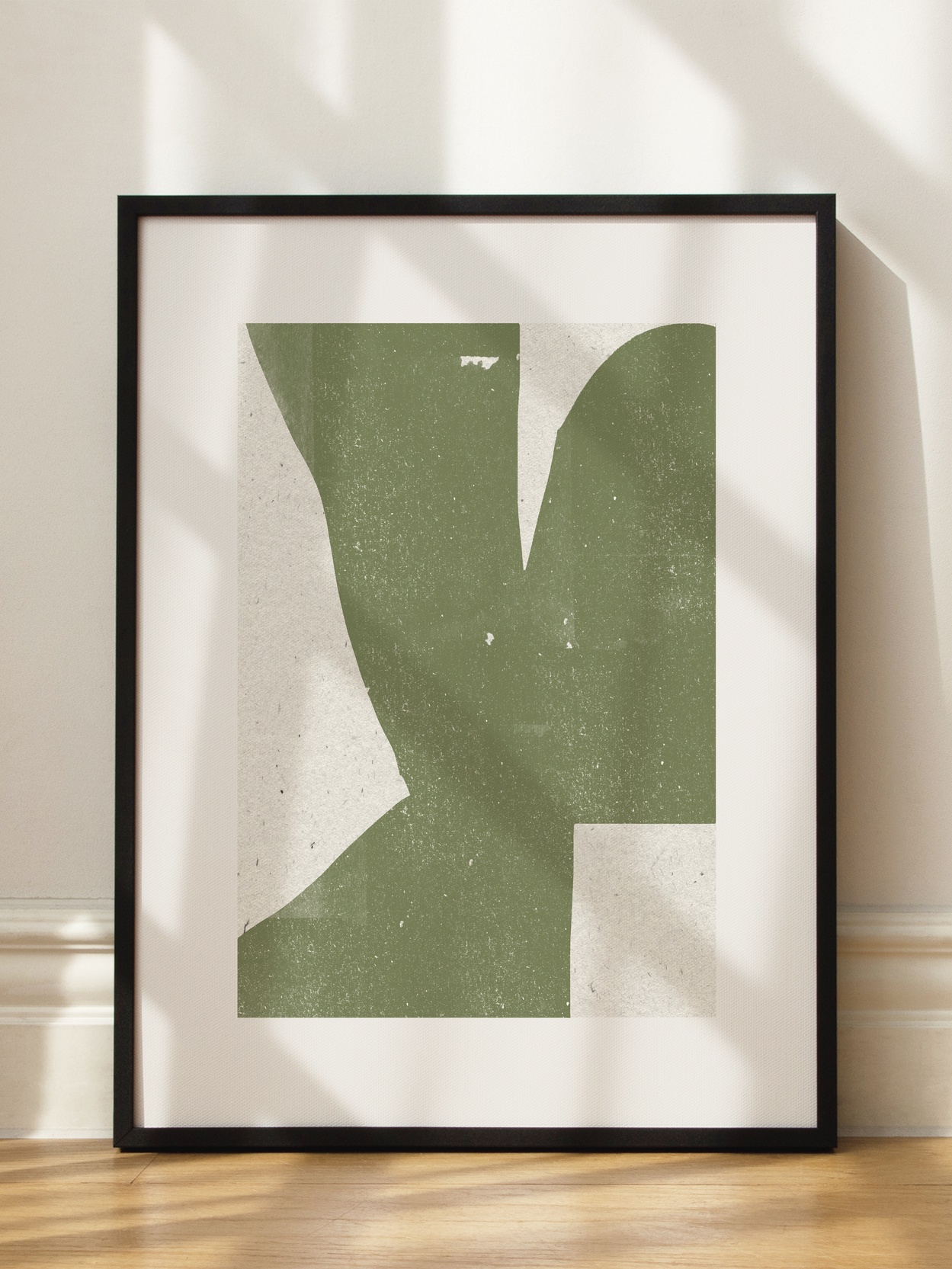 Abstract Cut Poster