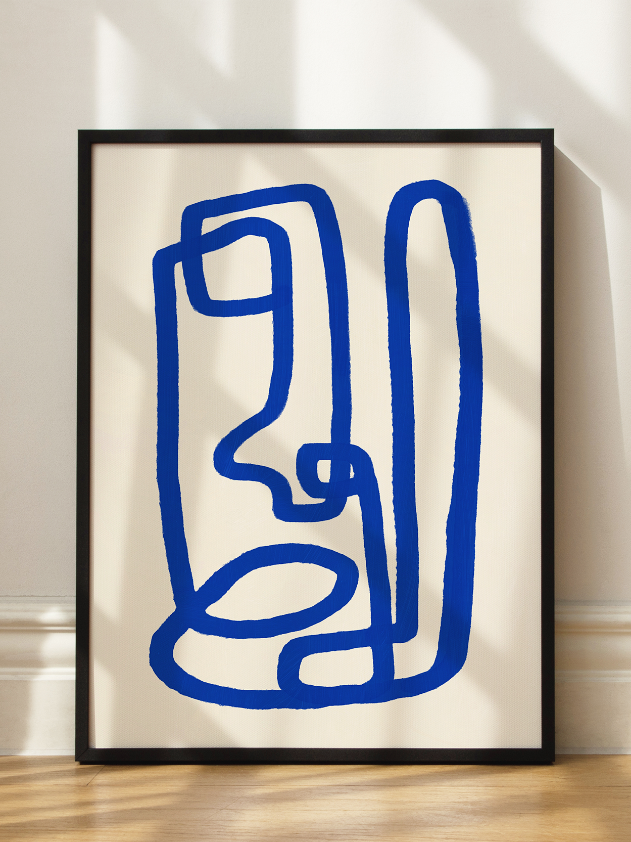 Abstract Faces Poster