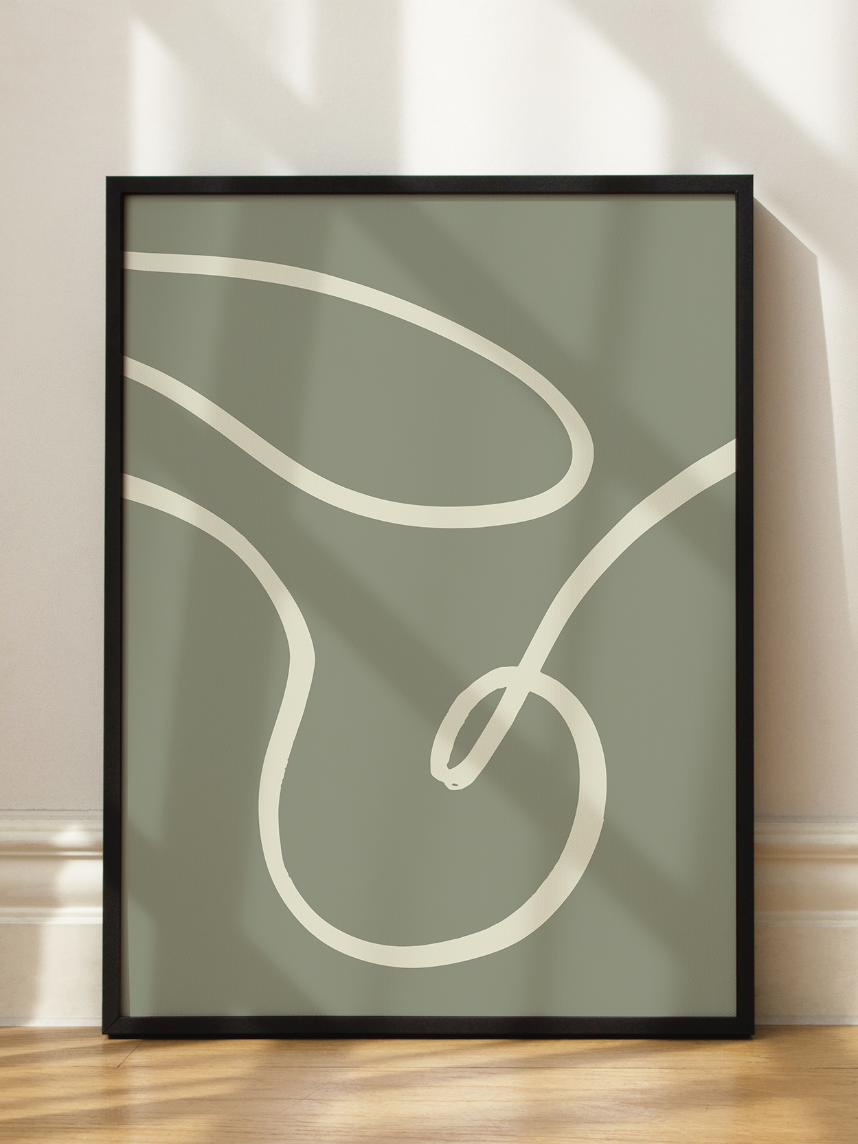 Abstract Green Poster