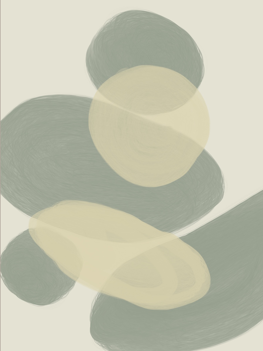 Abstract Strokes Poster