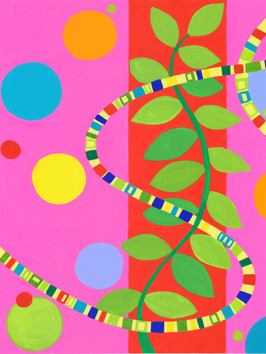 Acrylic Plant Poster