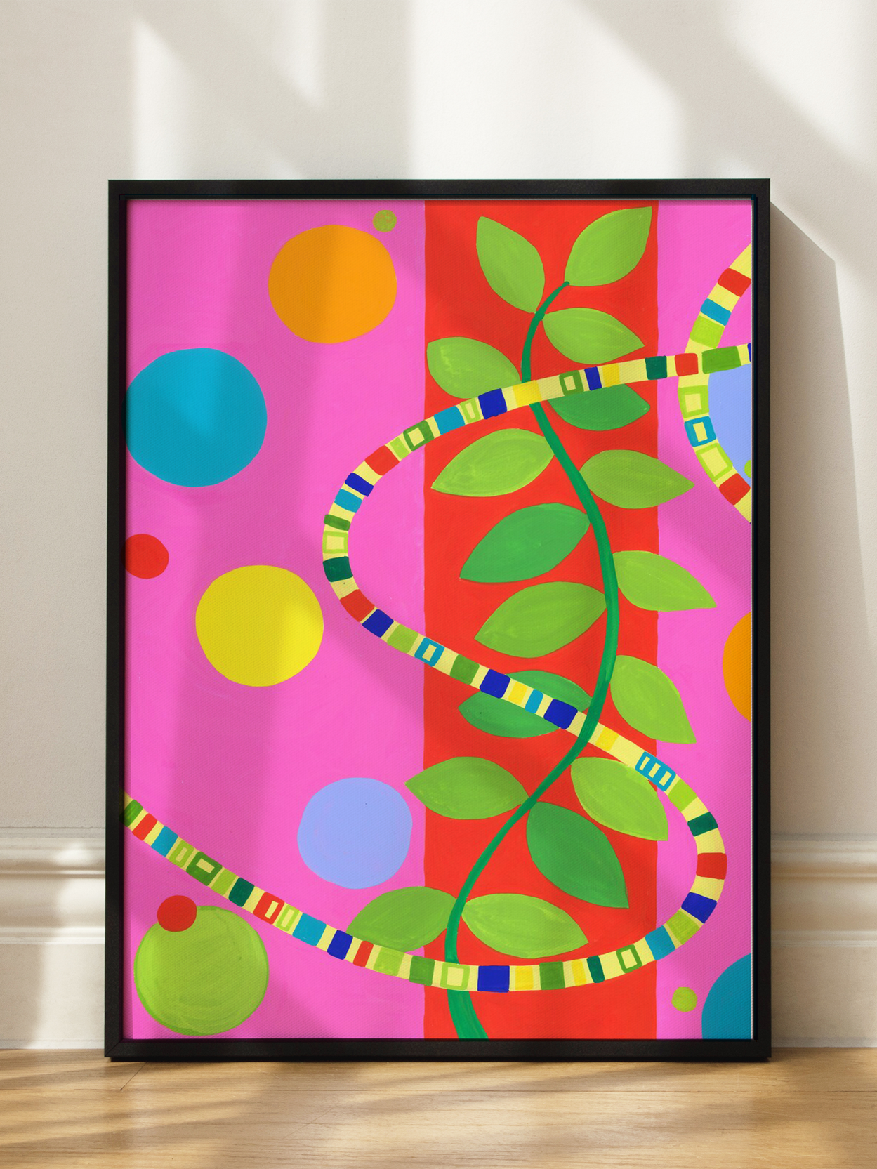 Acrylic Plant Poster