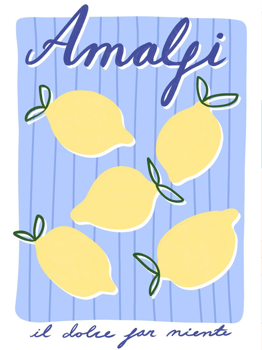 Amalfi Lemons Poster