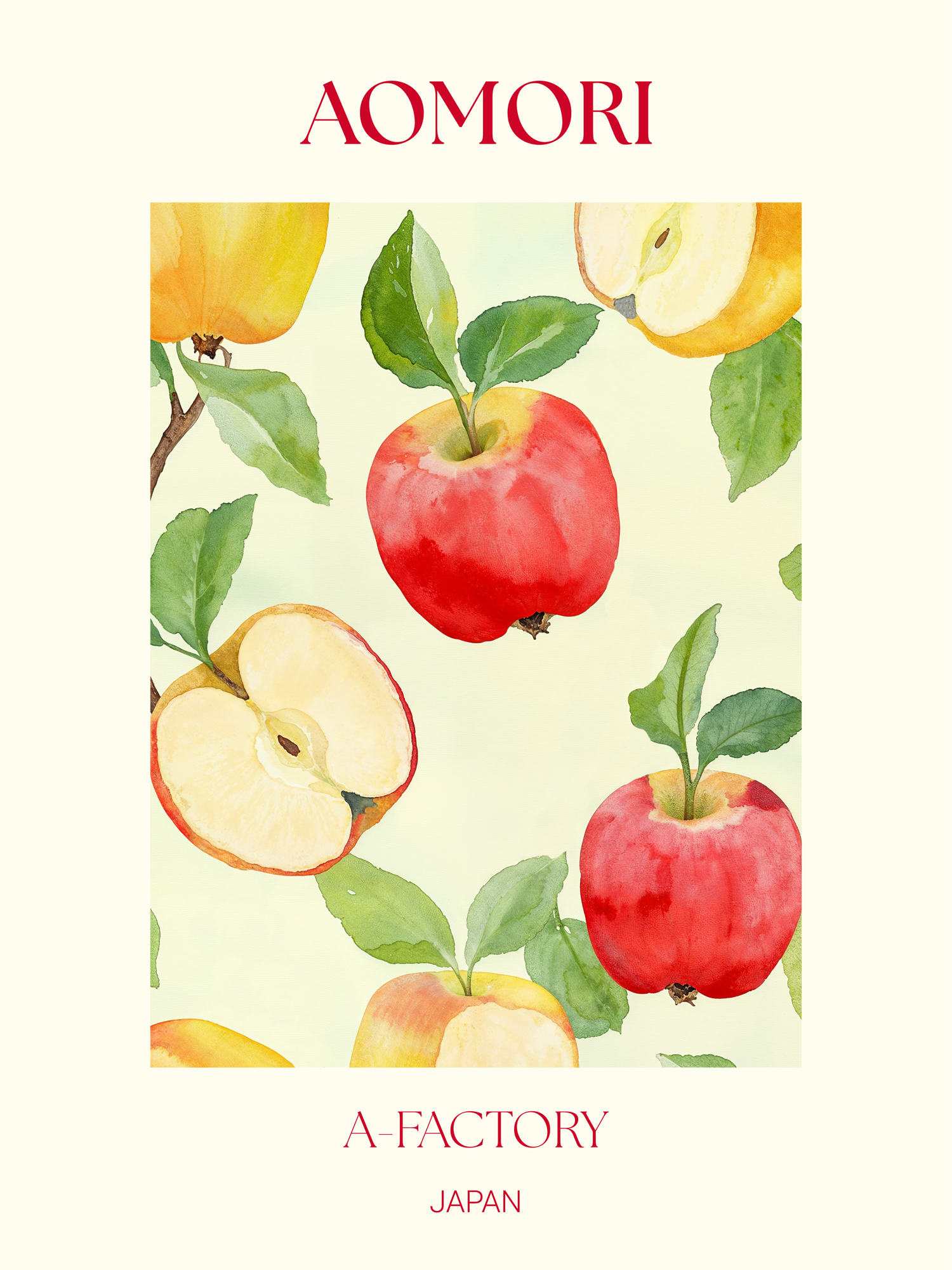 Aomori Apples Poster