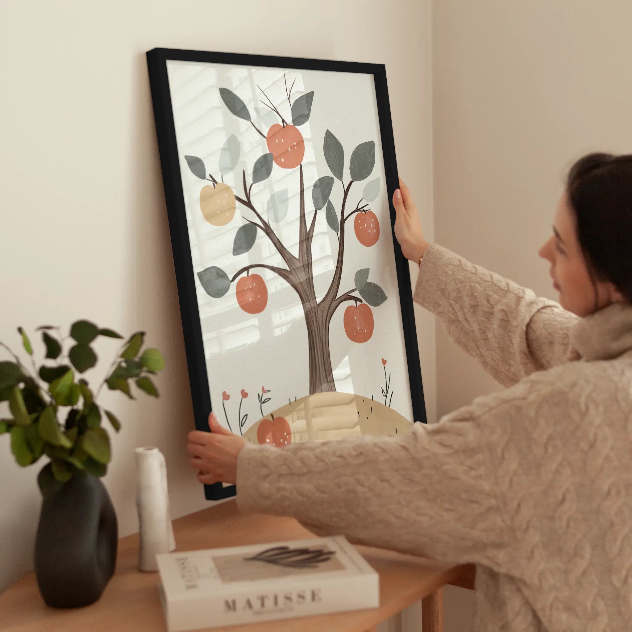 Apple Tree In Cottage Garden wird aufgehängt