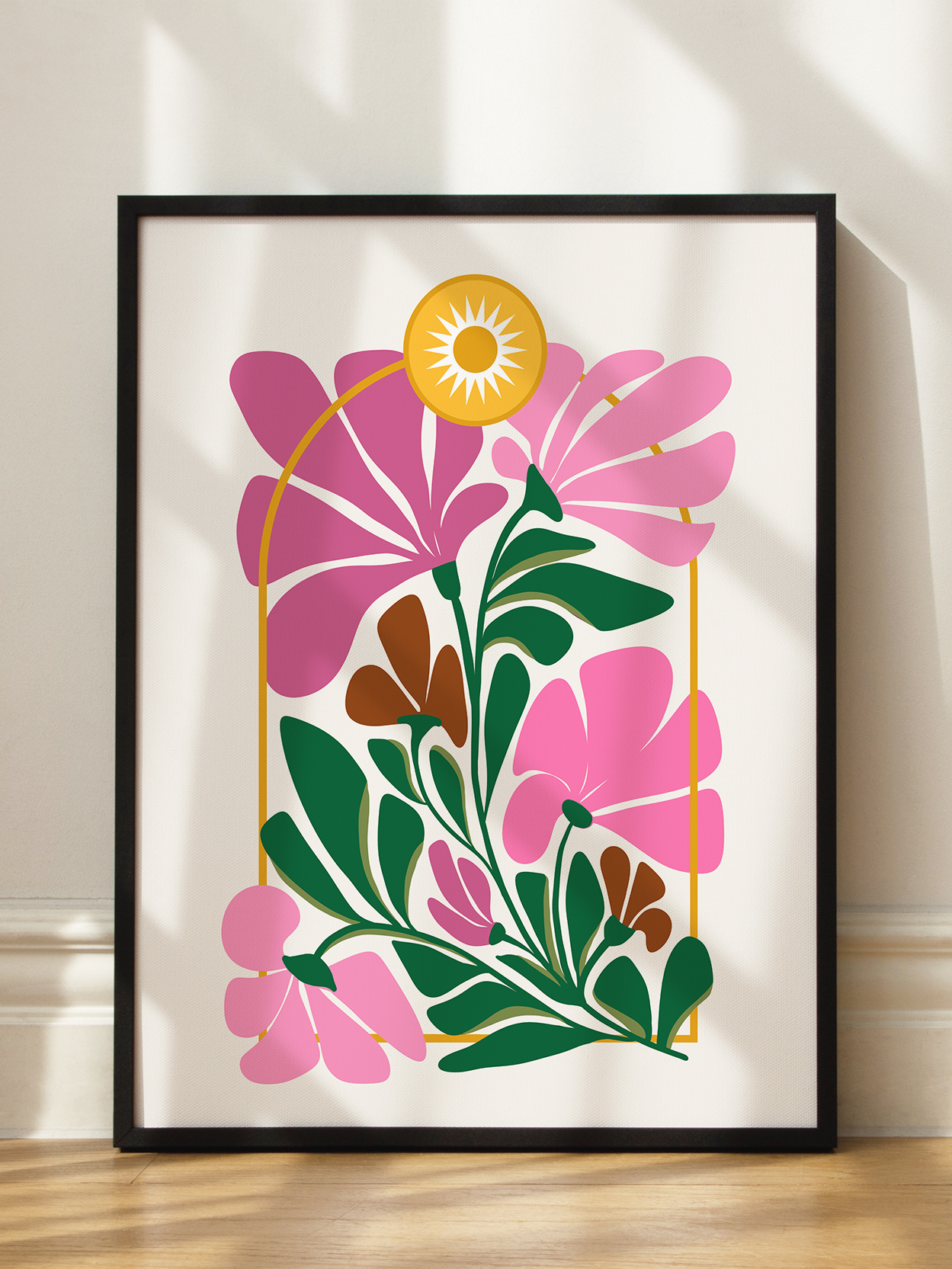 Arched Garden Poster